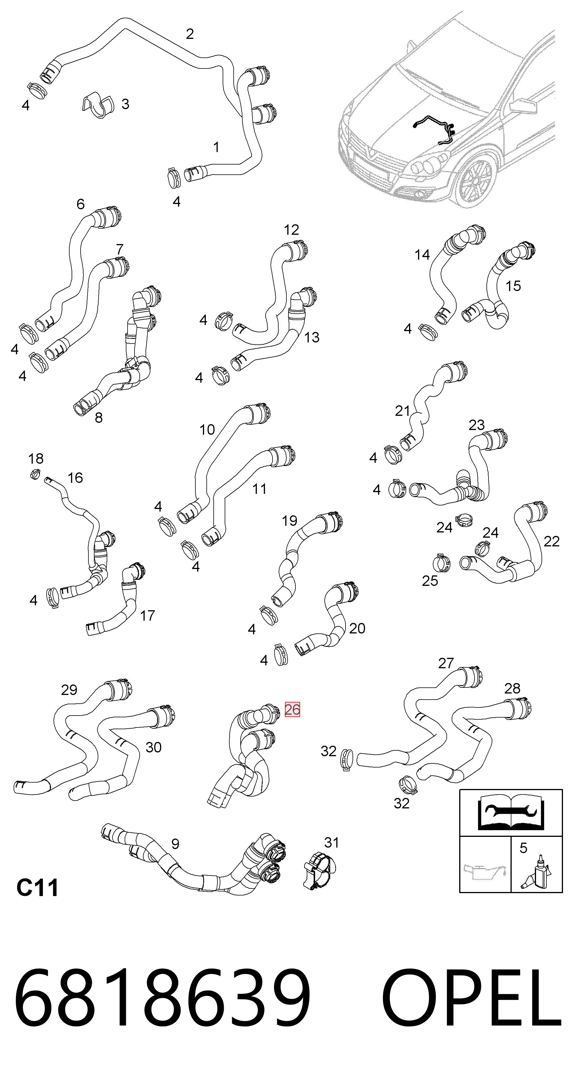 6818639 Opel