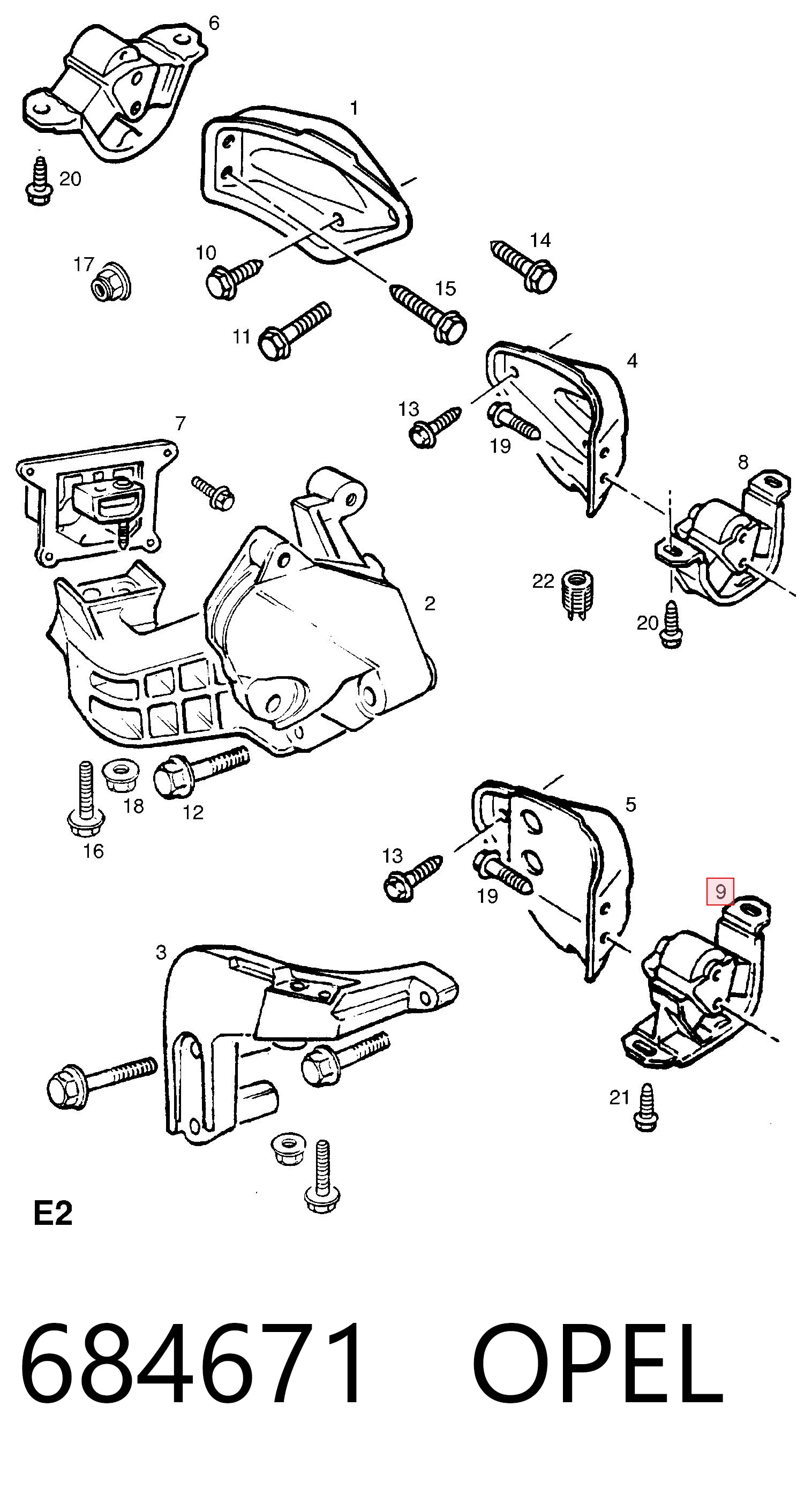 Comprar Soporte de caja de cambios Combo