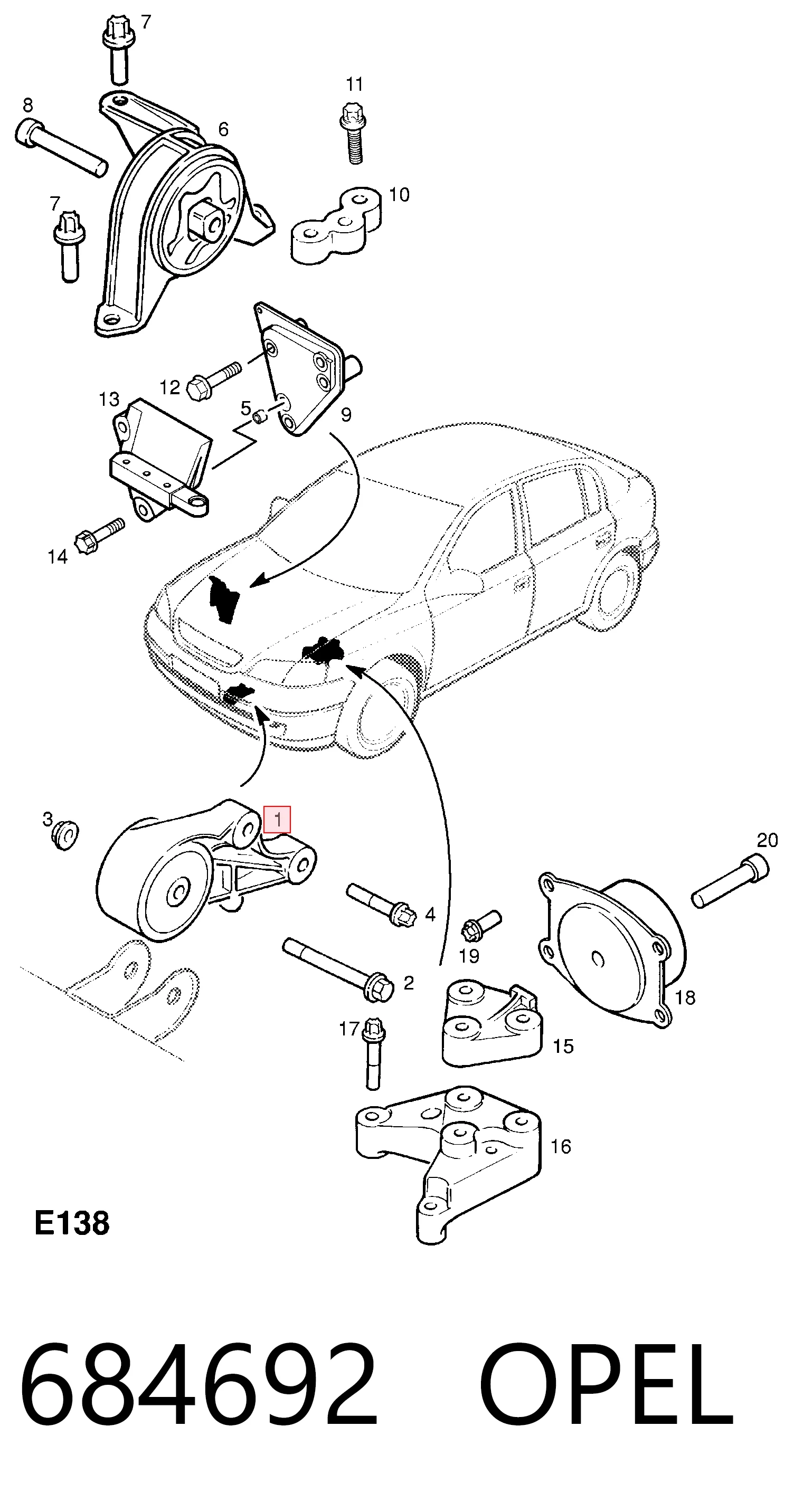 684692 Opel