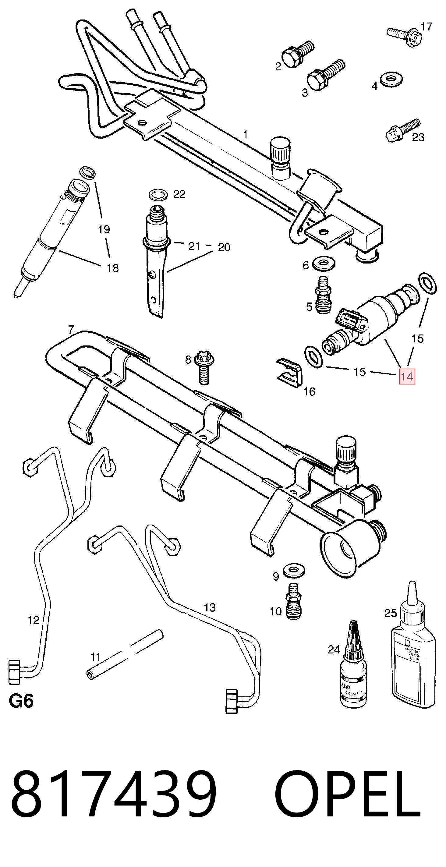Comprar 93177457 General Motors Inyector