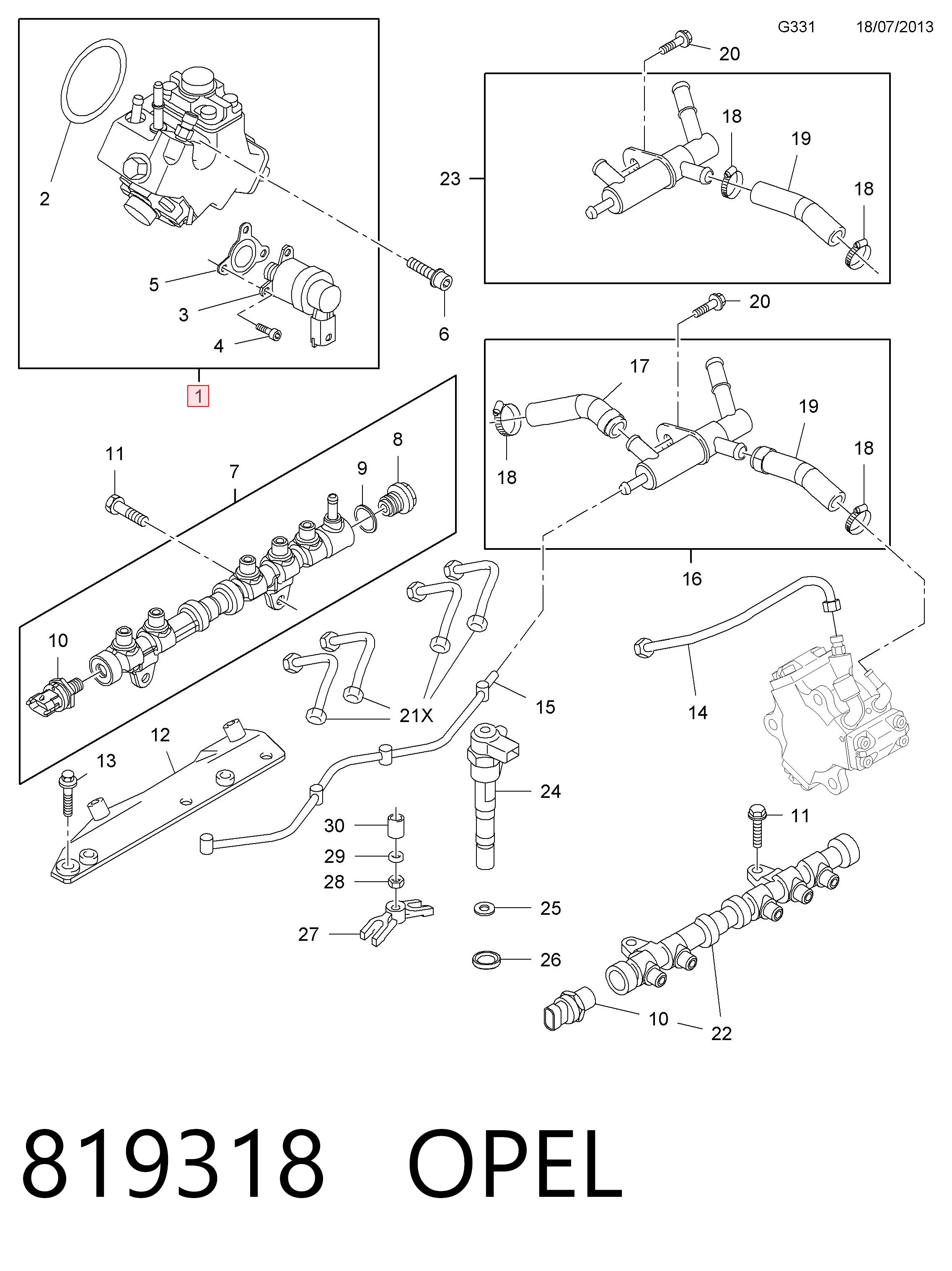 Bomba inyectora 55255416 Peugeot/Citroen