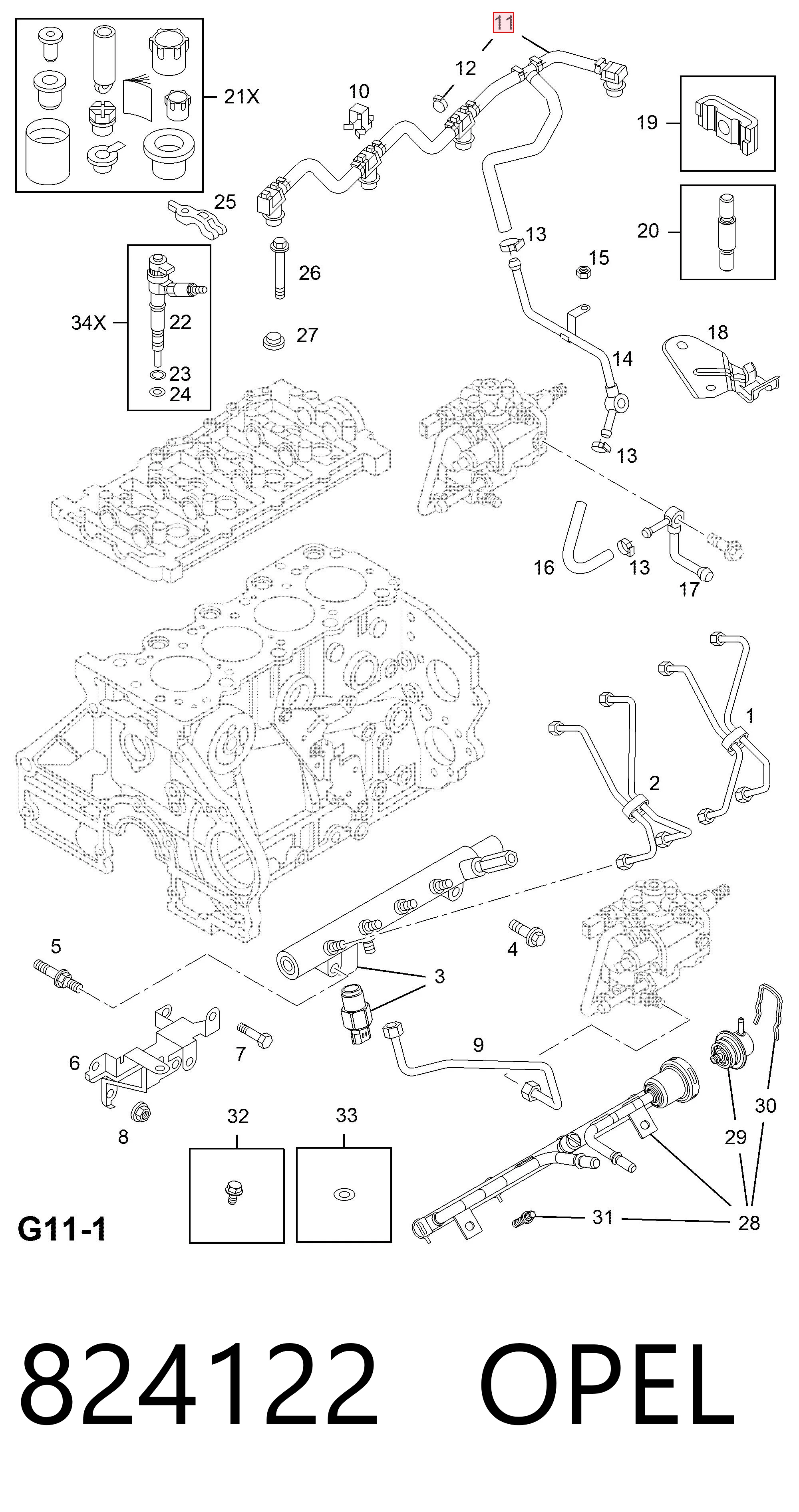 Comprar 98134951 Peugeot/Citroen Tubería de retorno de combustible de los inyectores