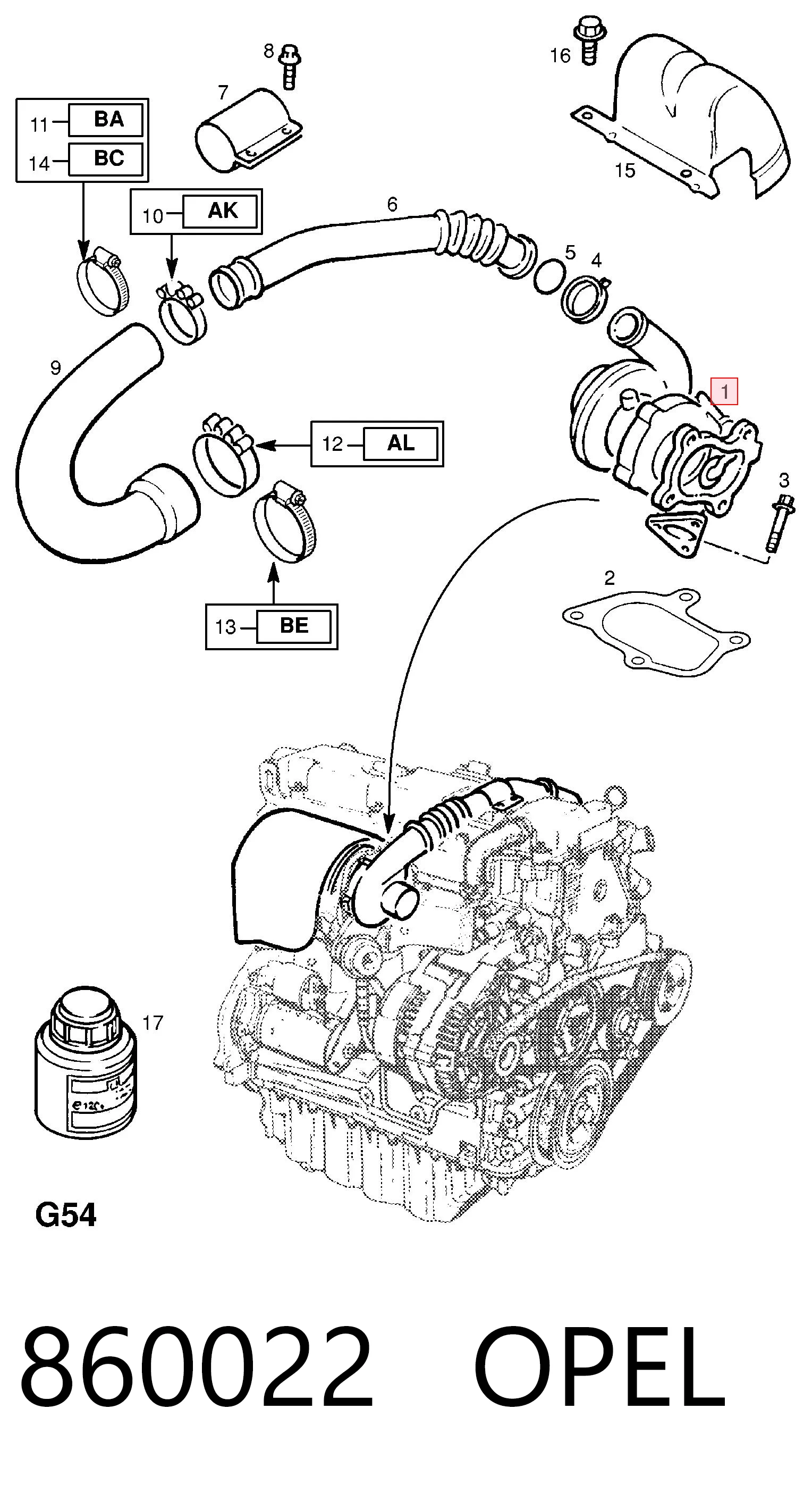Turbo General Motors 860045