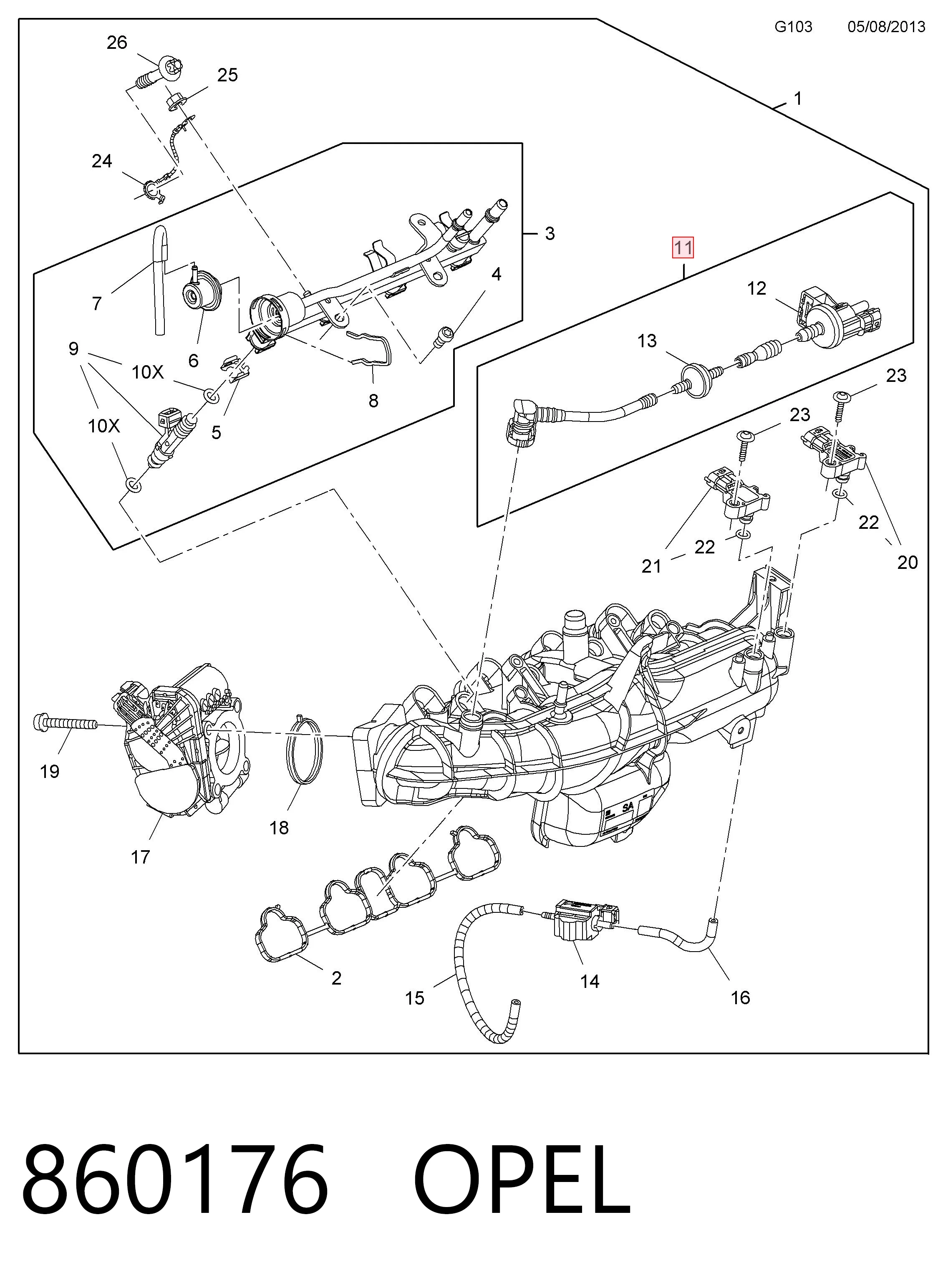 Comprar 55566386 Peugeot/Citroen Válvula de ventilación de gases del tanque de combustible