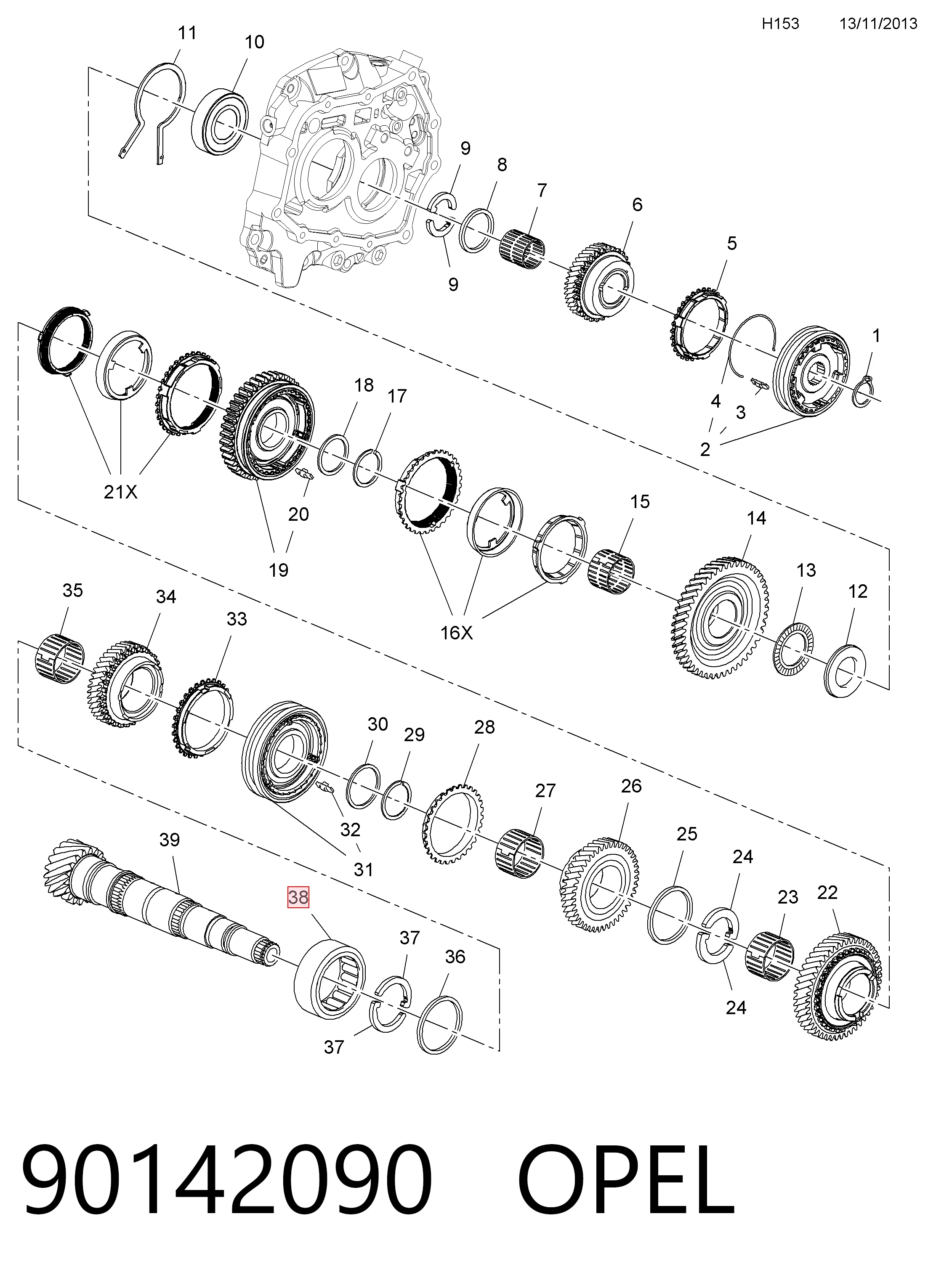 90142090 Opel