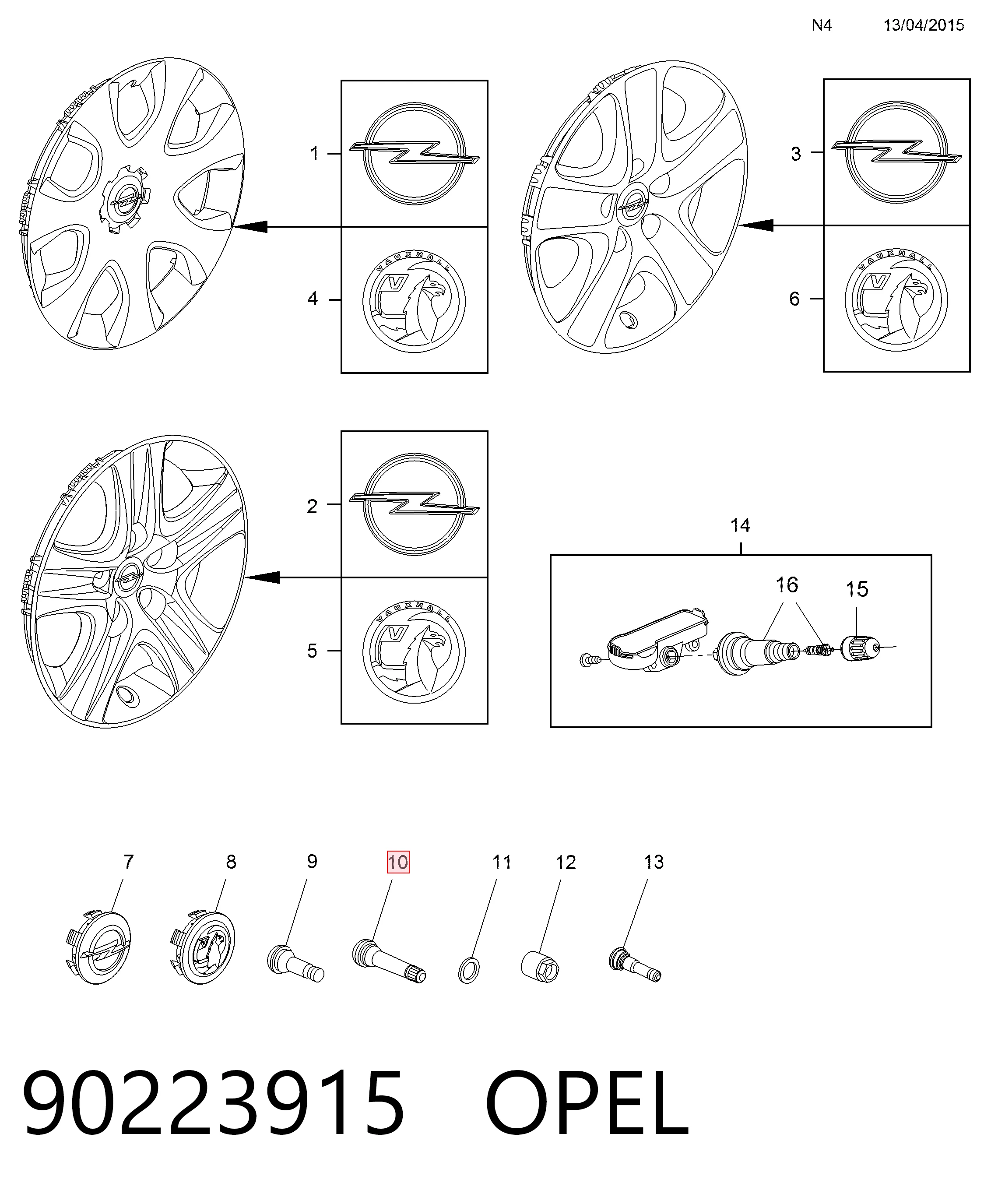 90223915 Opel