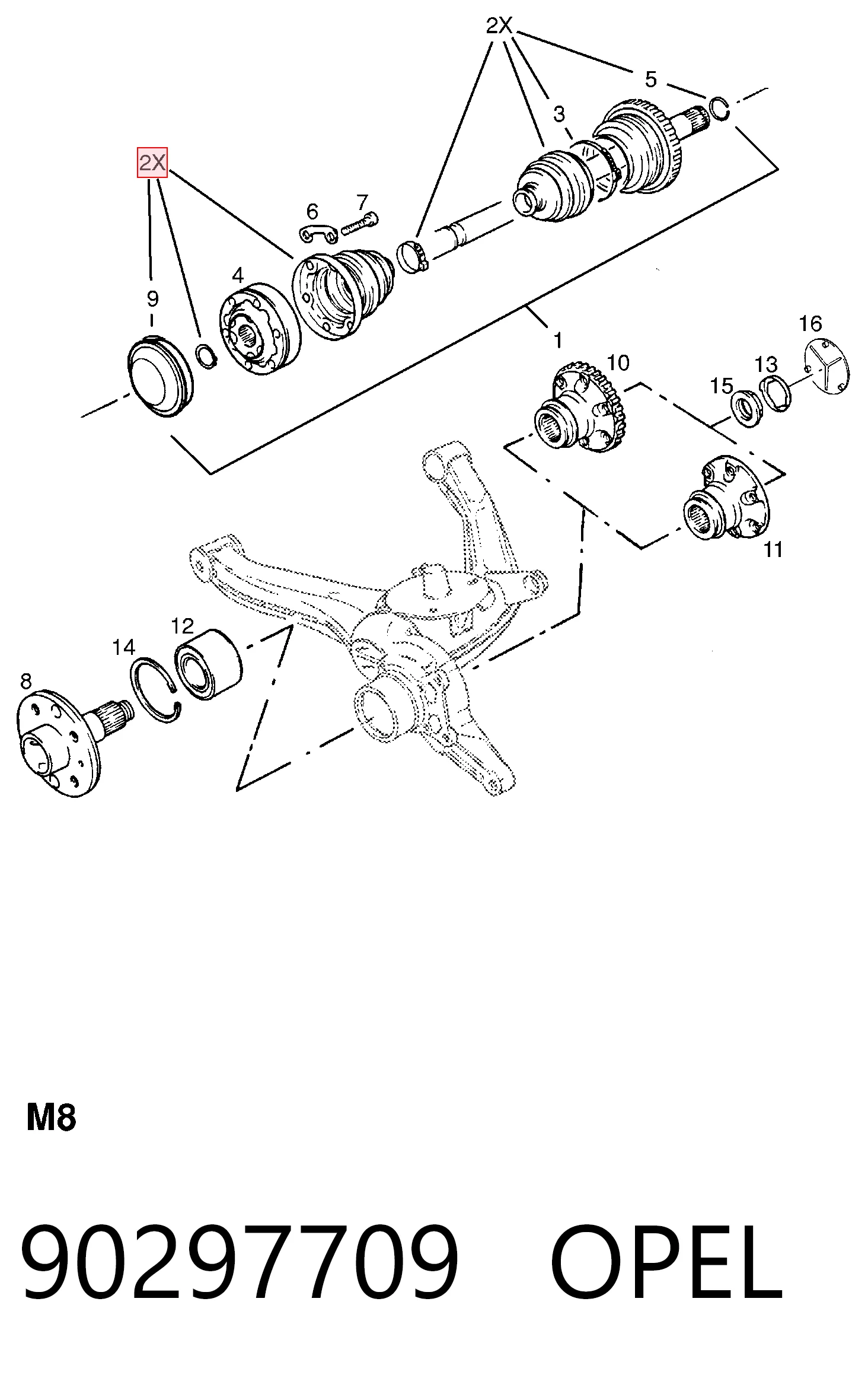 90297709 Opel