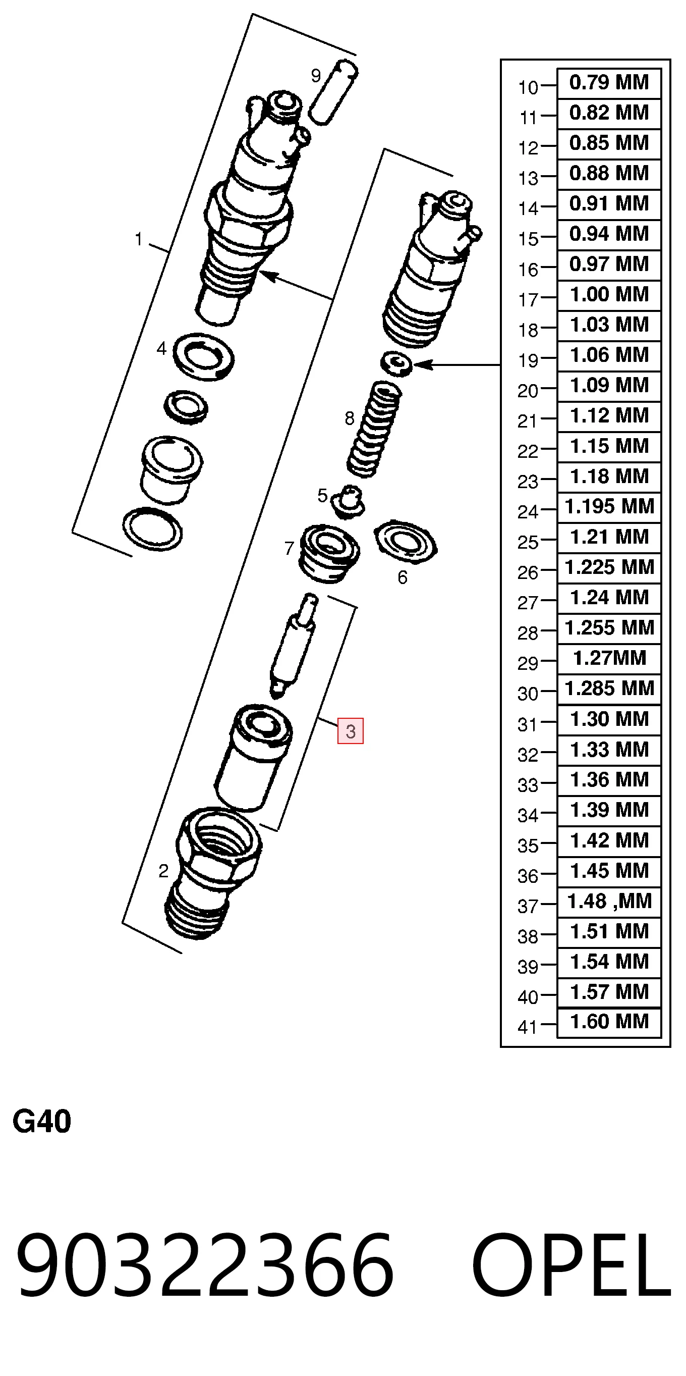 90322366 Opel
