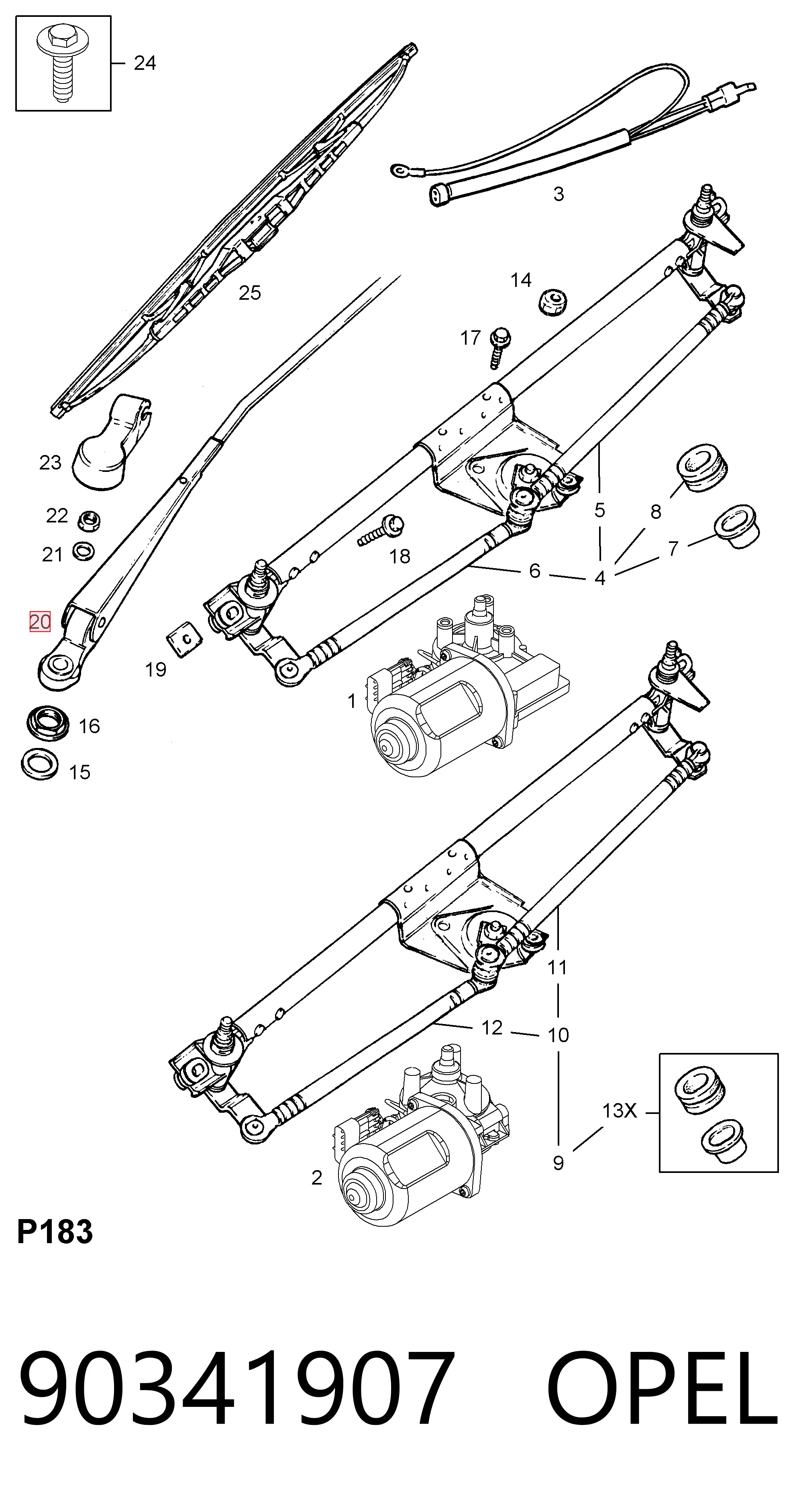 90341907 Opel