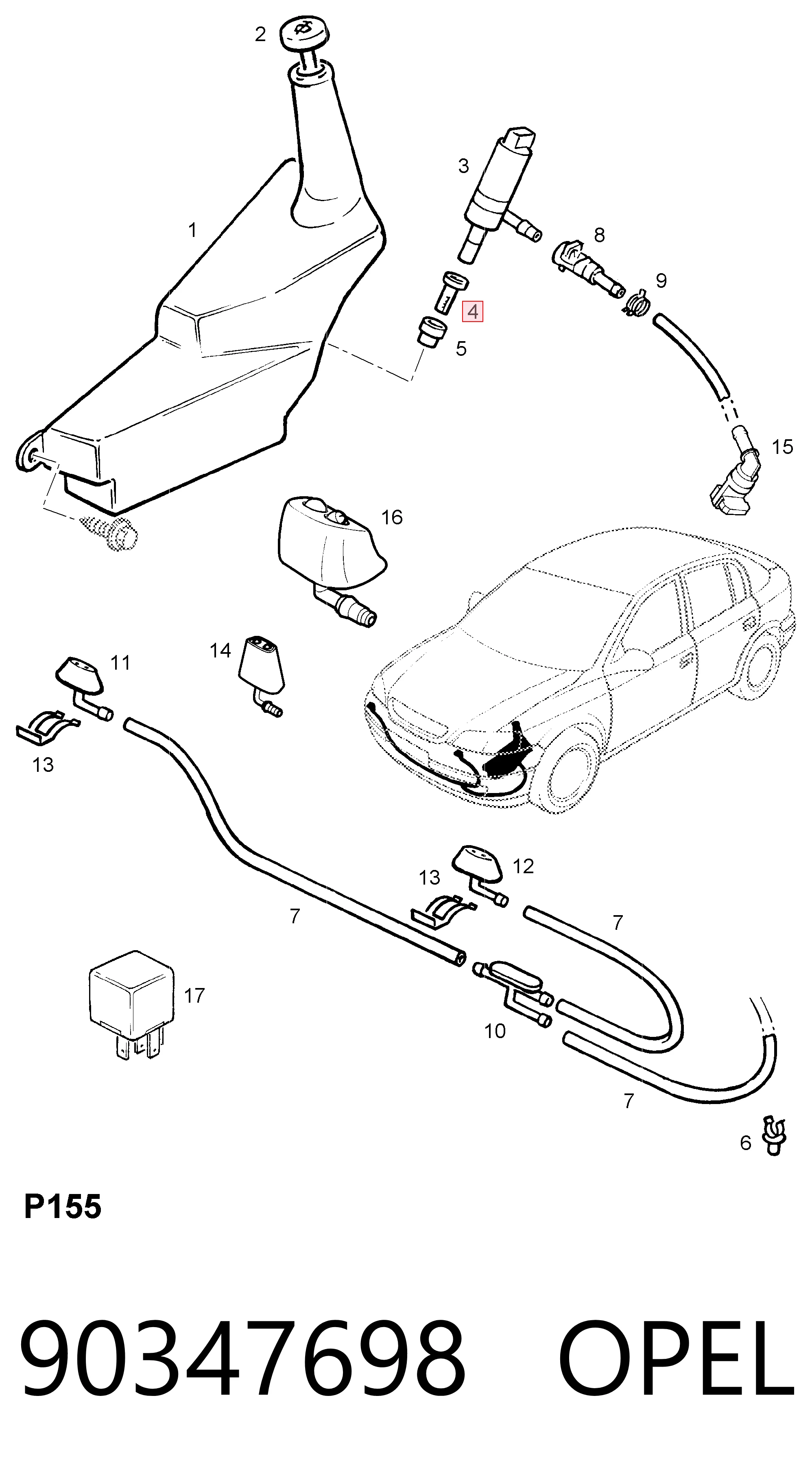 90347698 Opel
