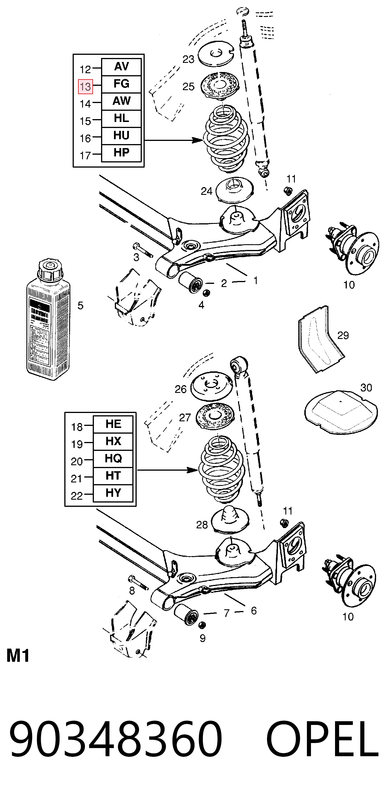 90348360 Opel