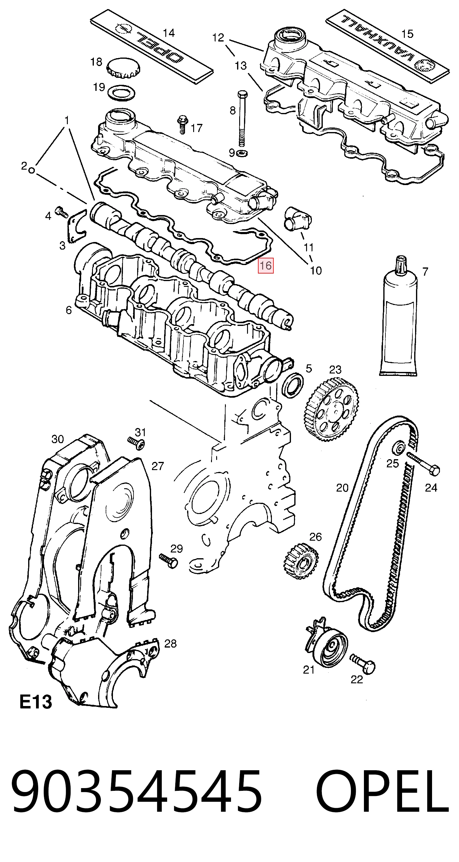 90354545 Opel