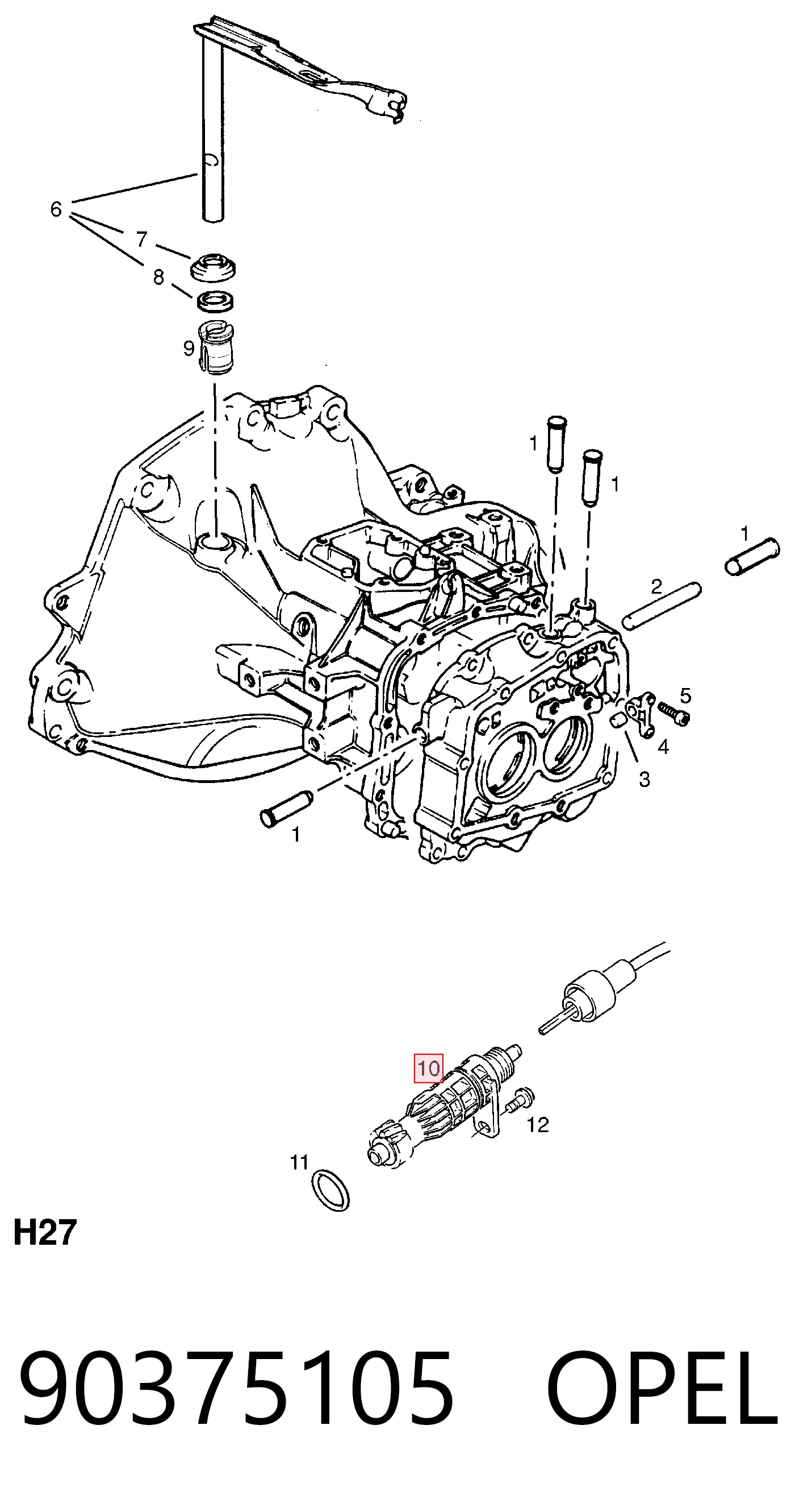 90375105 Opel