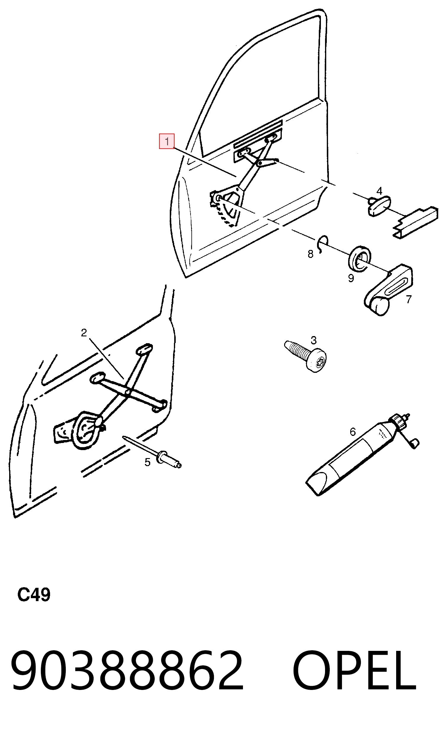90388862 Opel