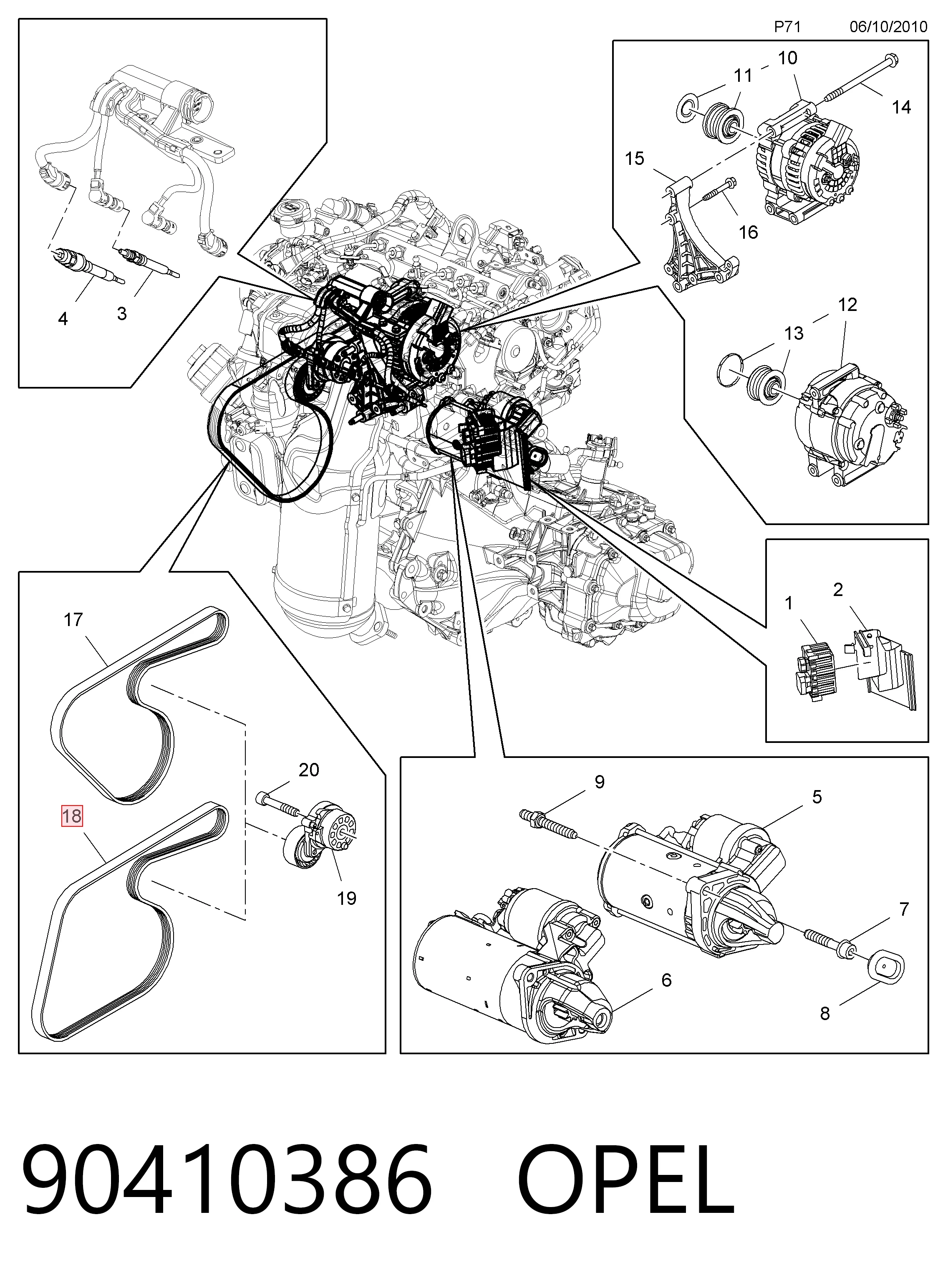 90410386 Opel
