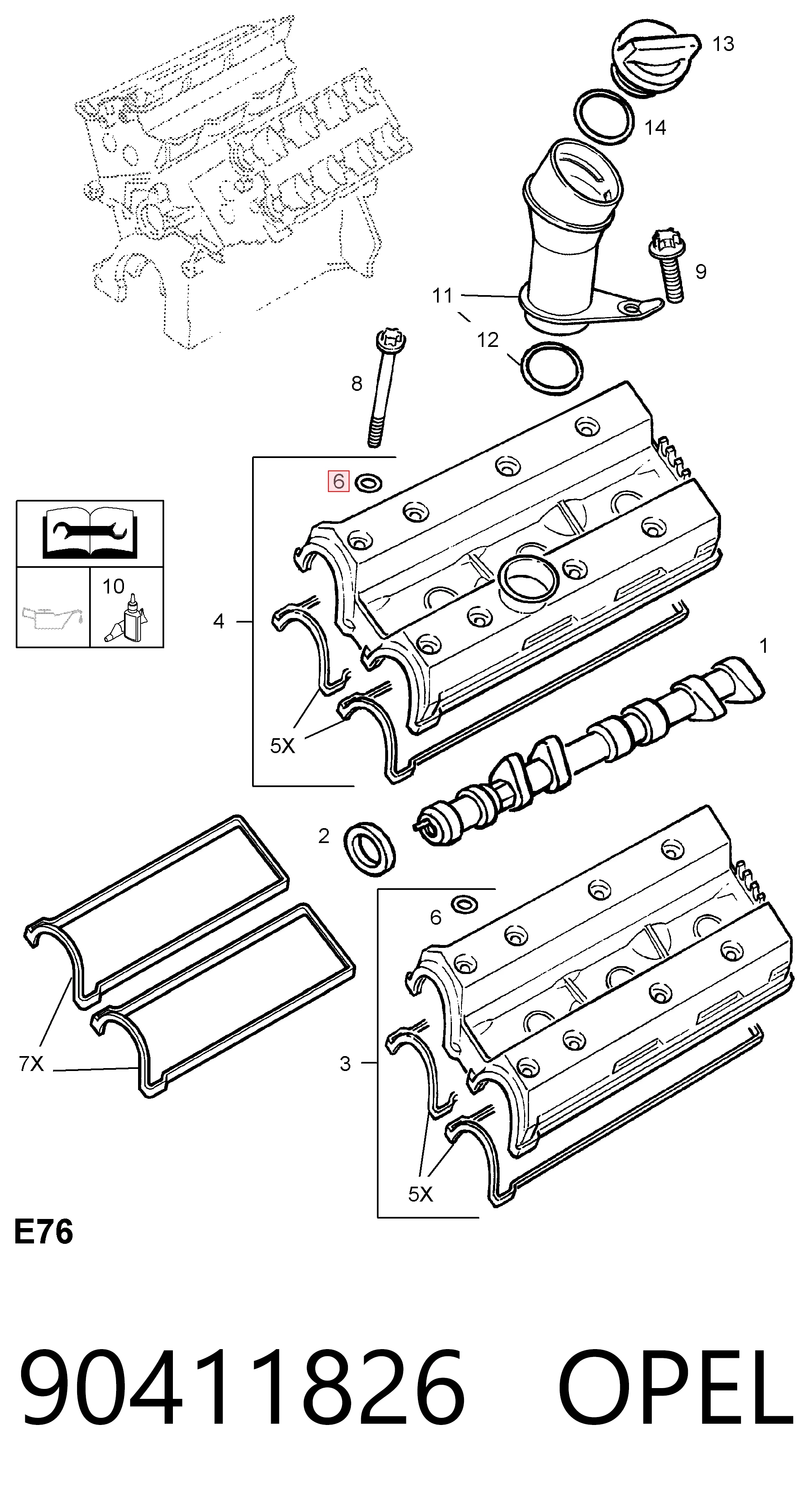 90411826 Opel