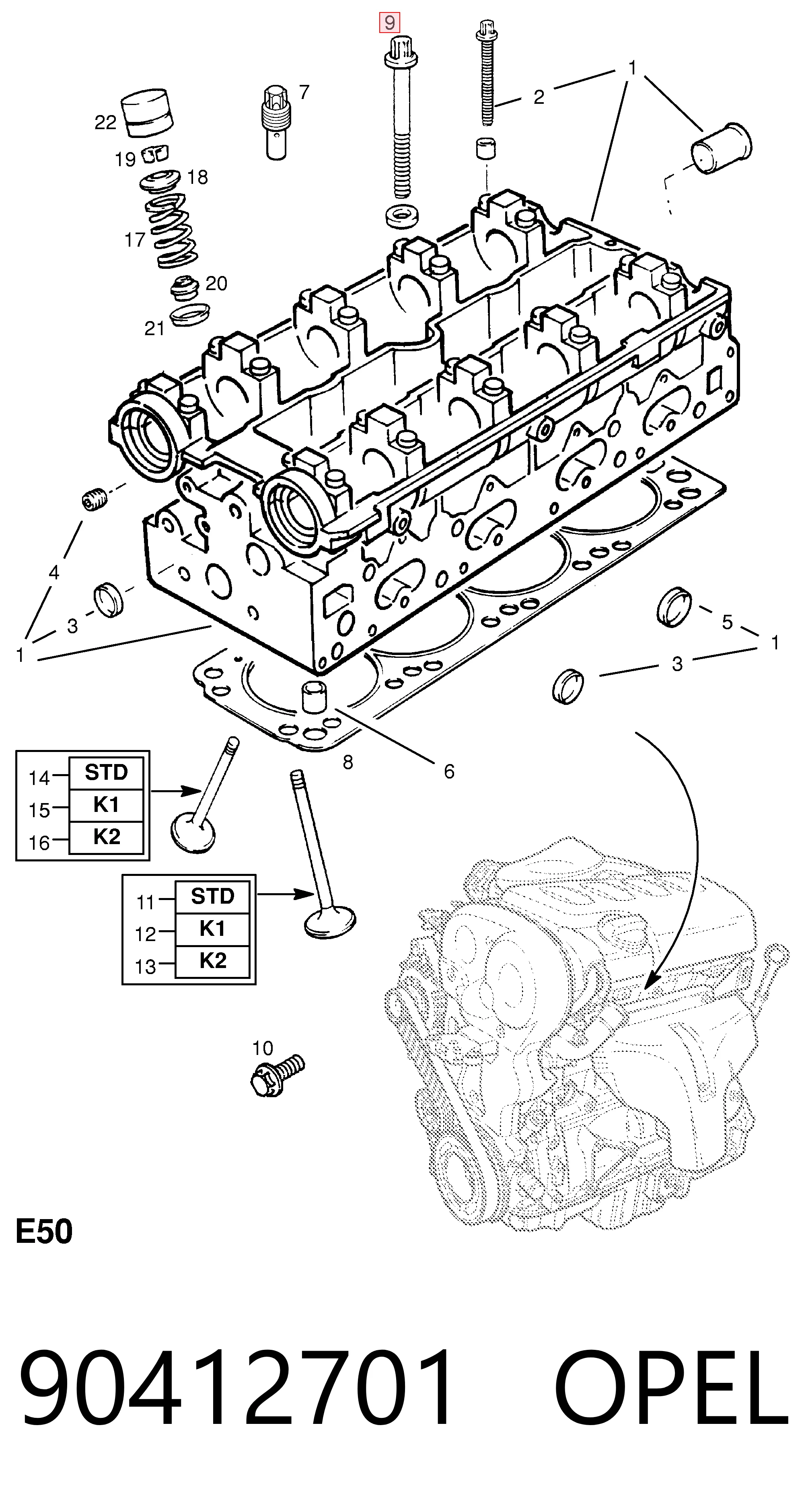 90412701 Opel
