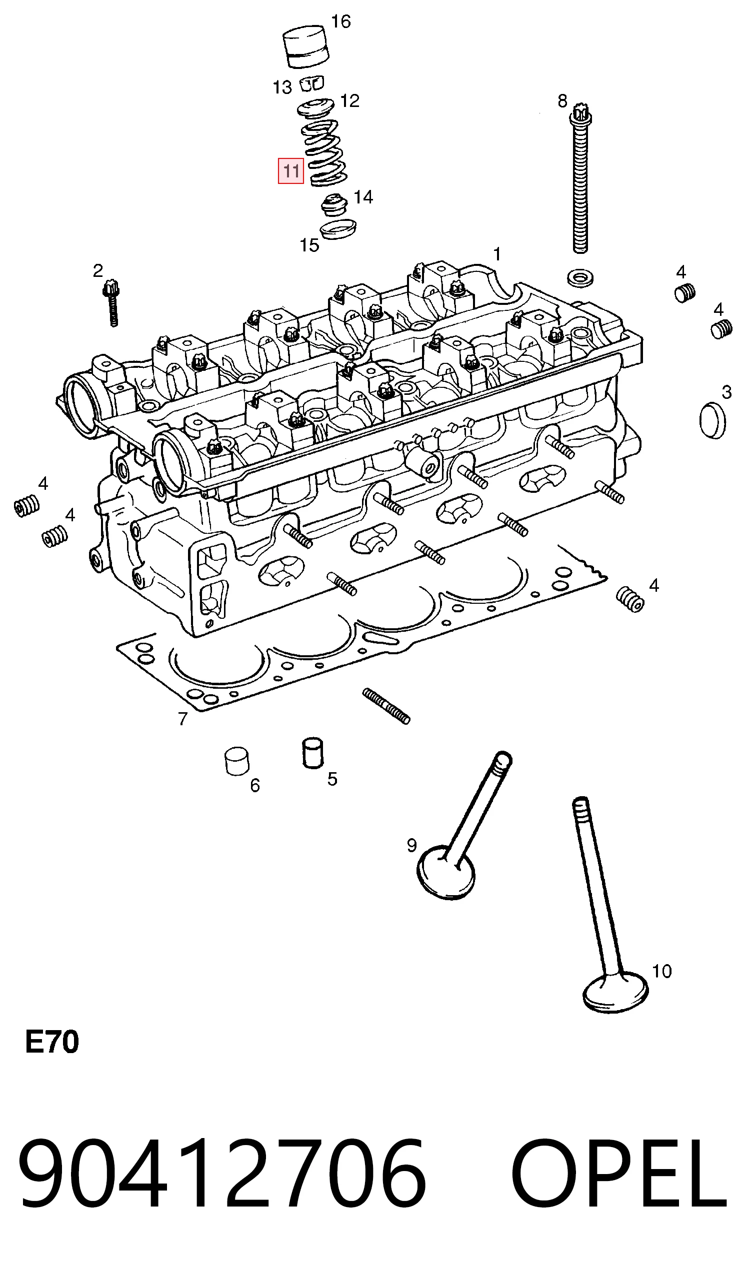 90412706 Opel