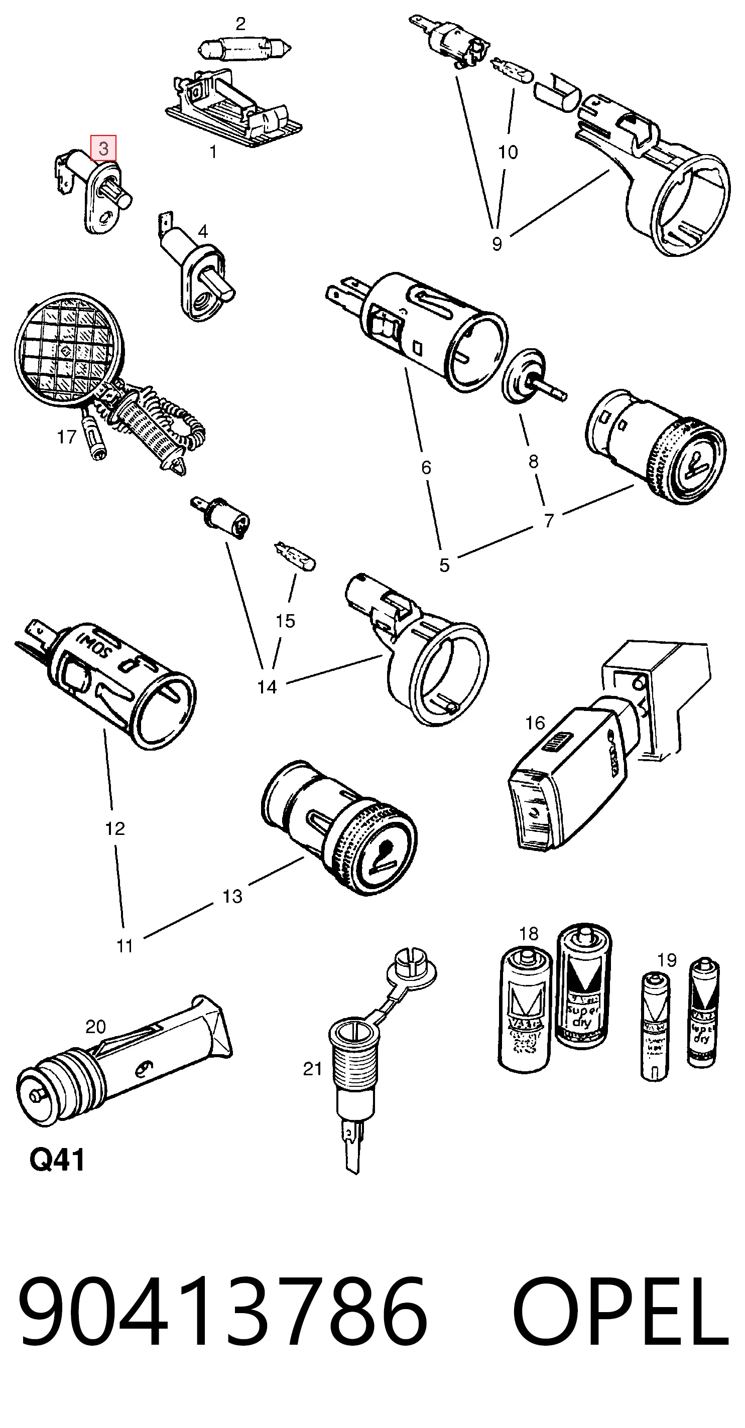 Sensor, interruptor, contacto de puerta  08940745 General Motors