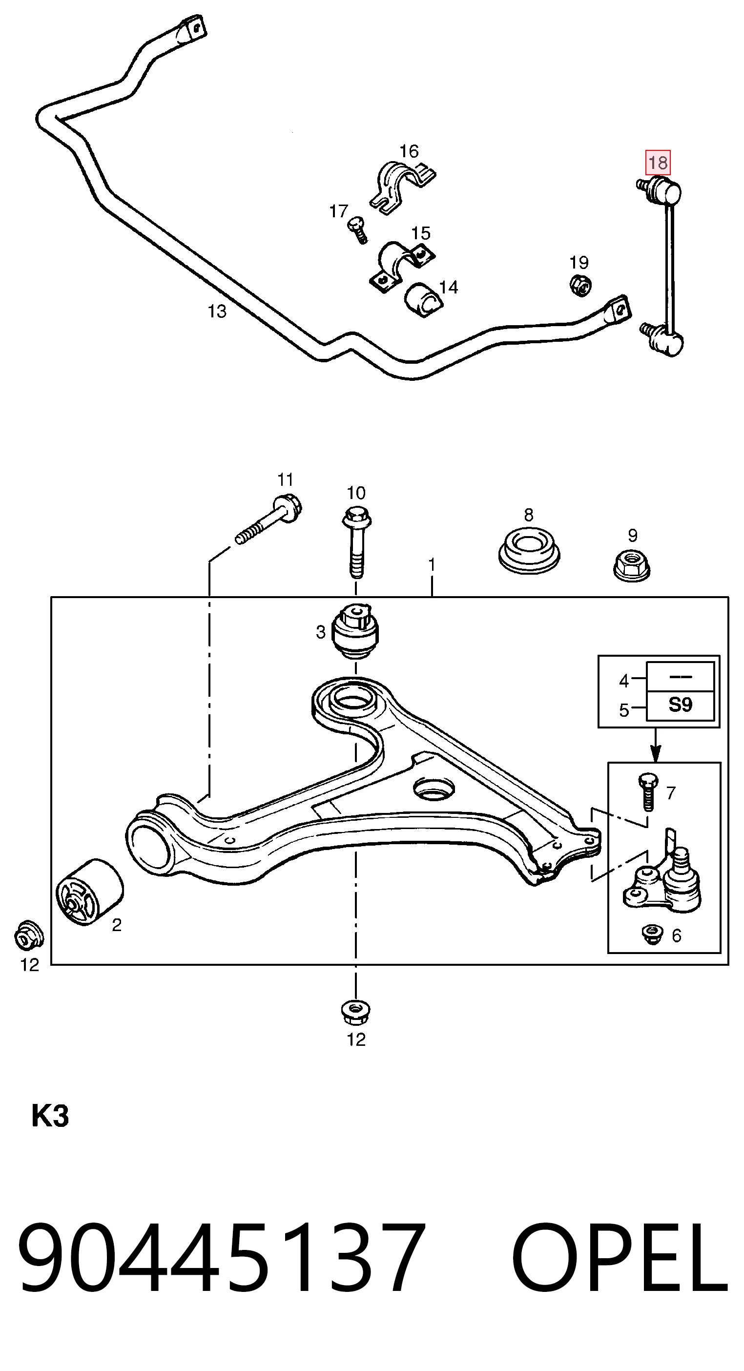 90445137 Opel
