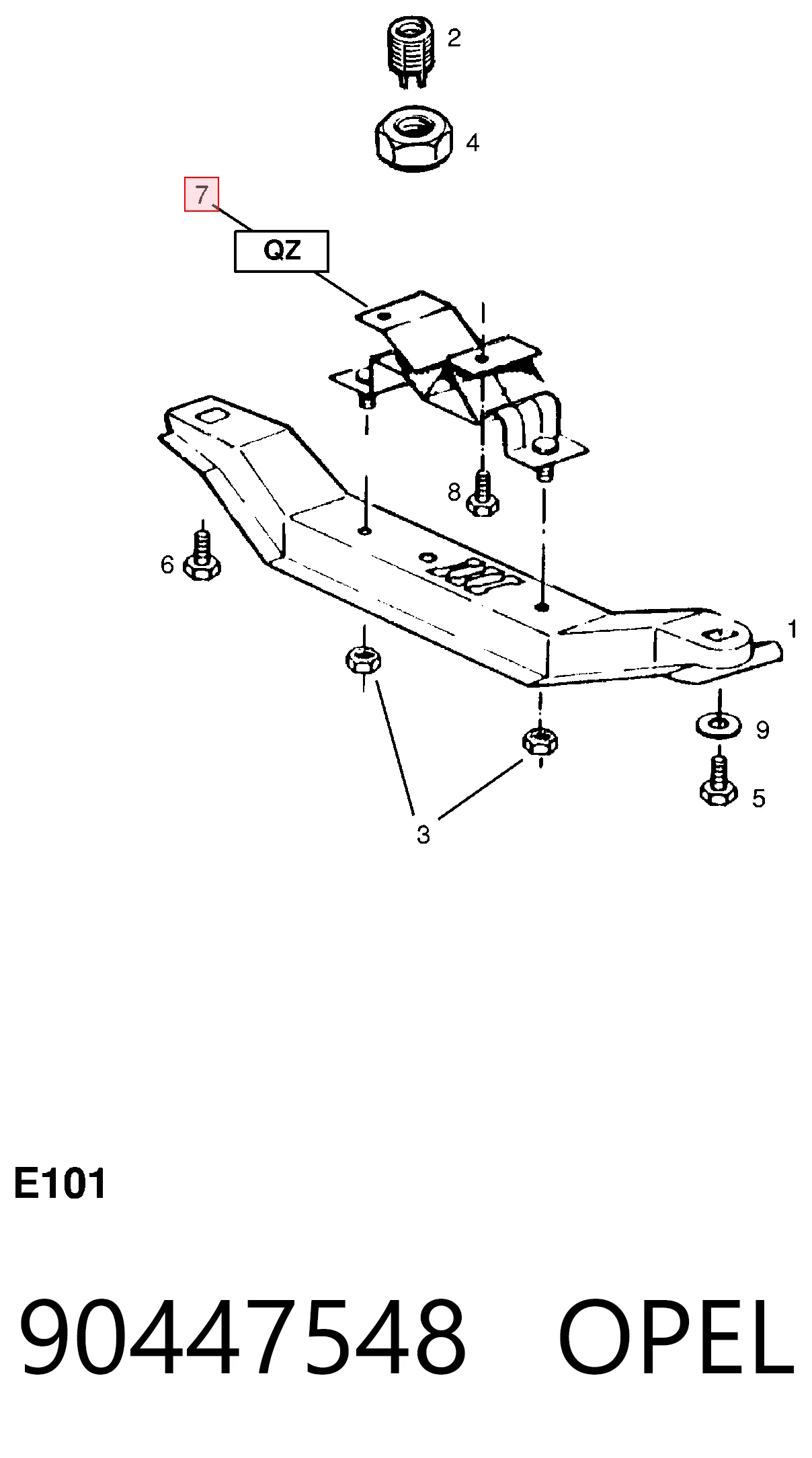 Taco de caja de cambios Opel Omega  desde 14,01 €
