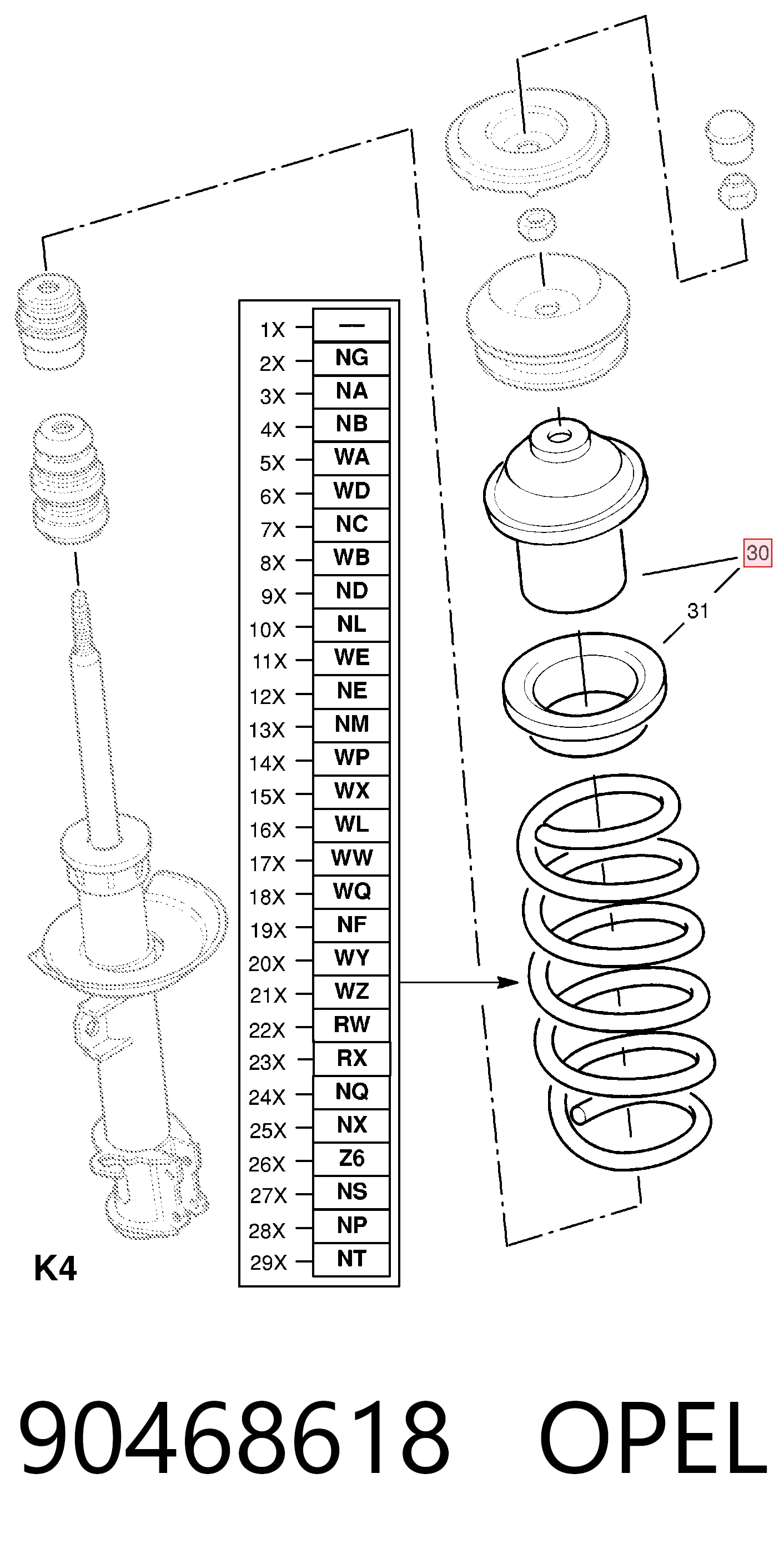 90468618 Opel