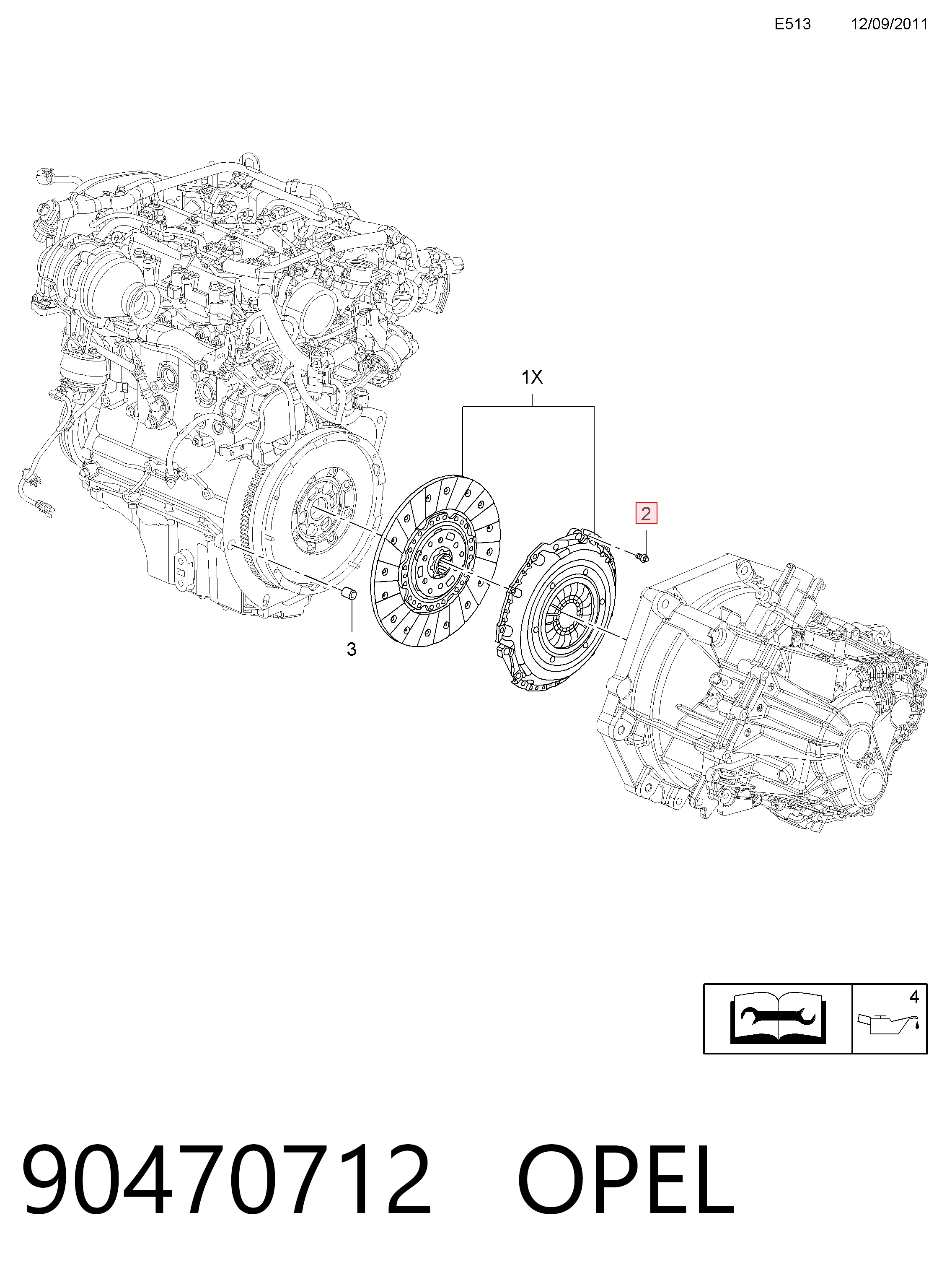 90470712 Opel