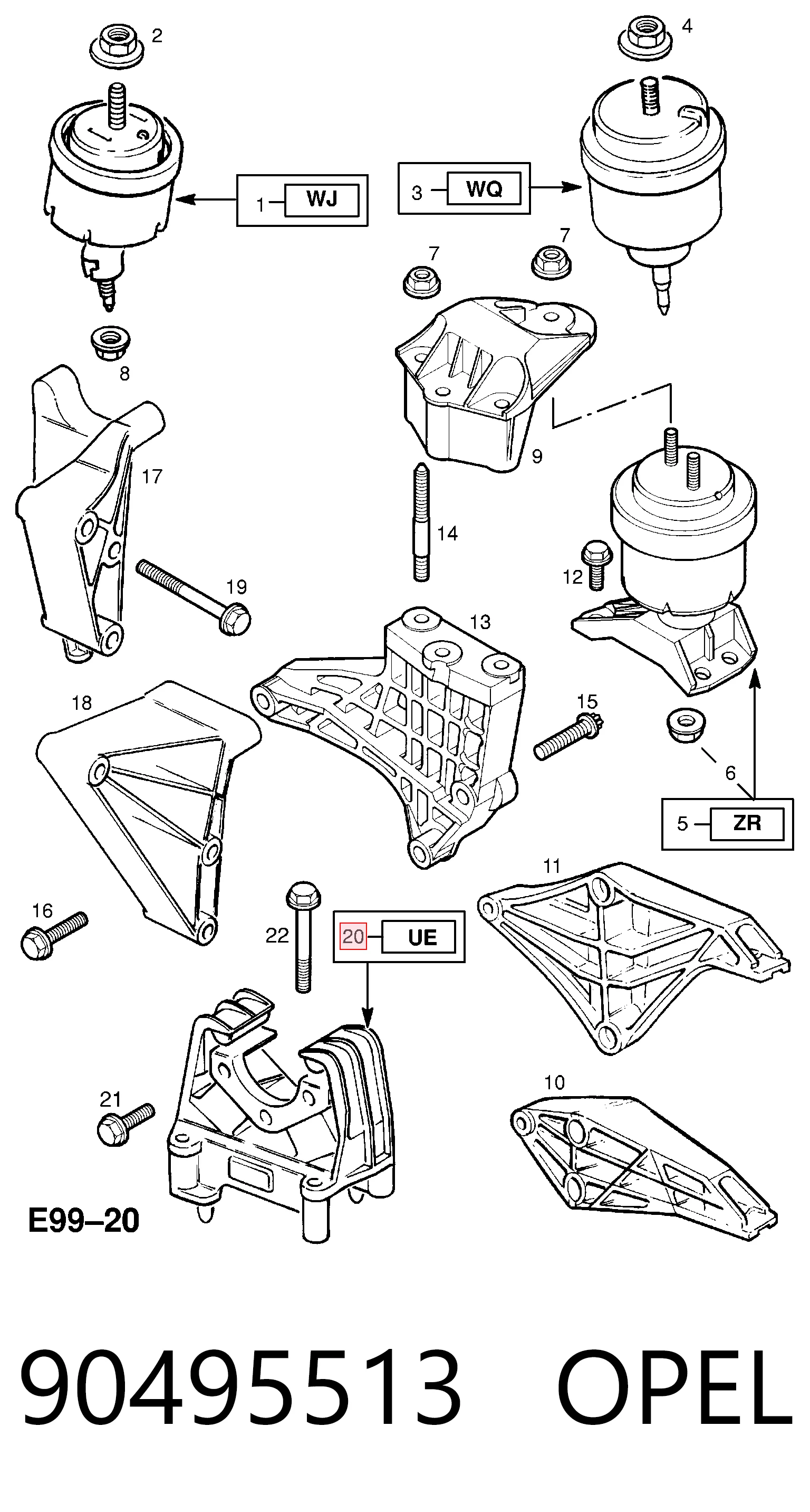 Soporte de caja de cambios Opel Vectra  hatchback comprar en España