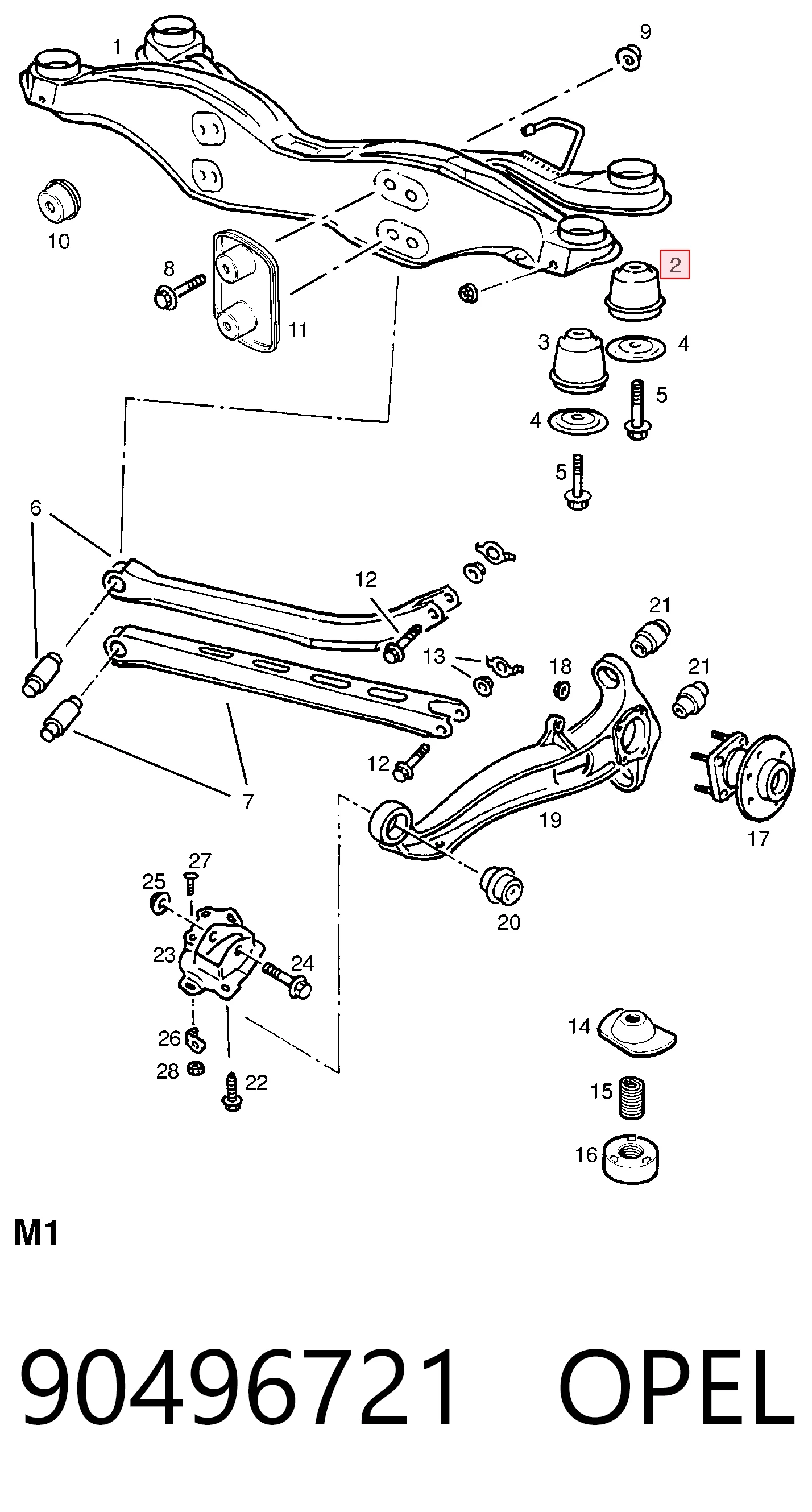 90496721 Opel