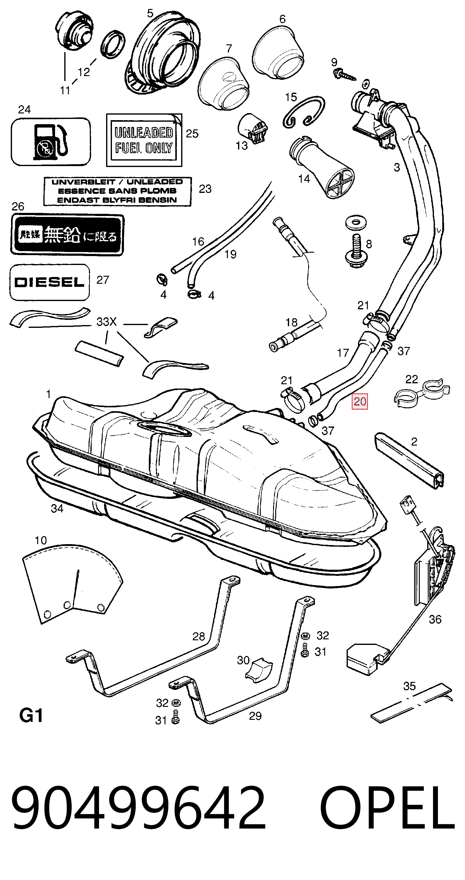 90499642 Opel