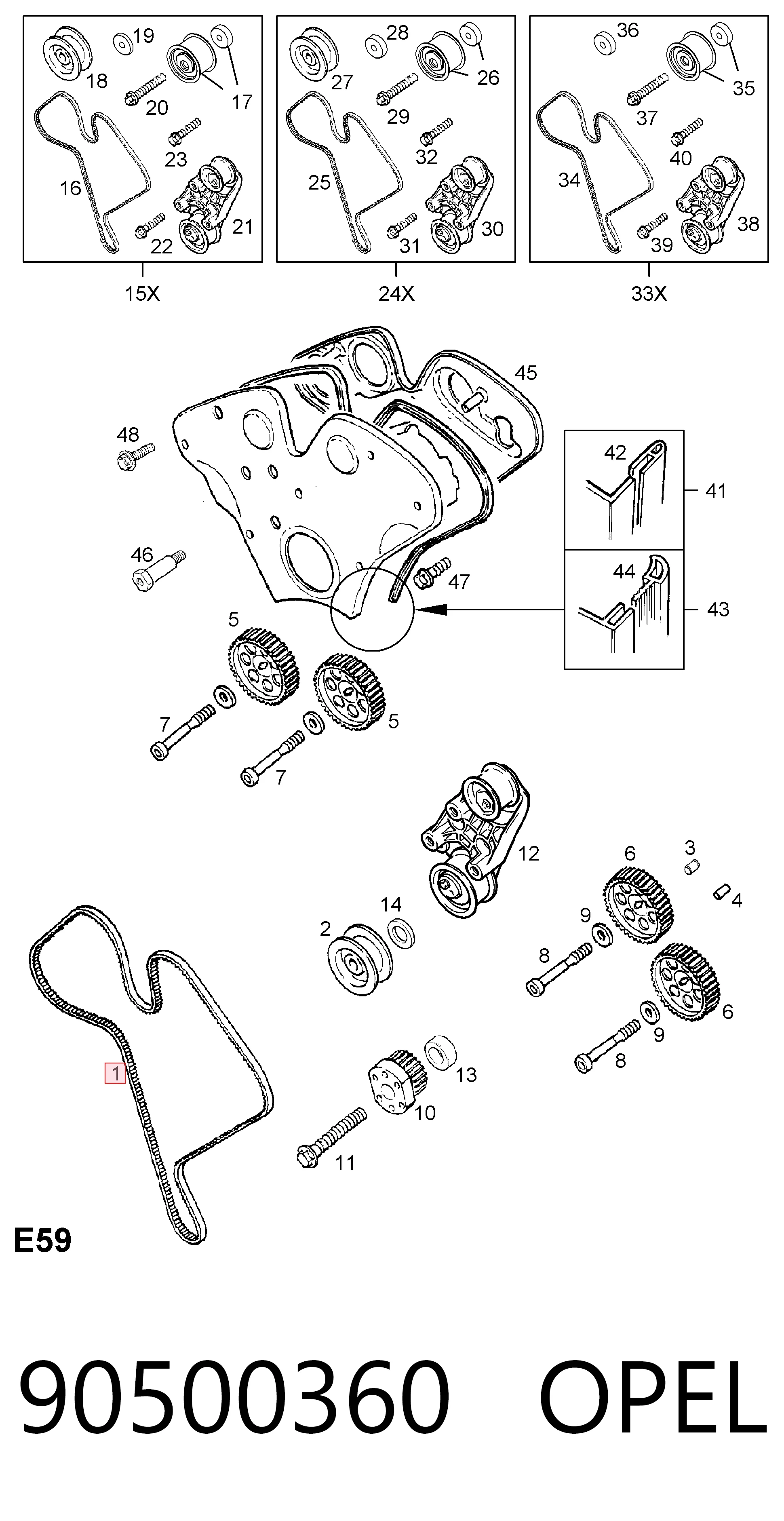 90500360 Opel