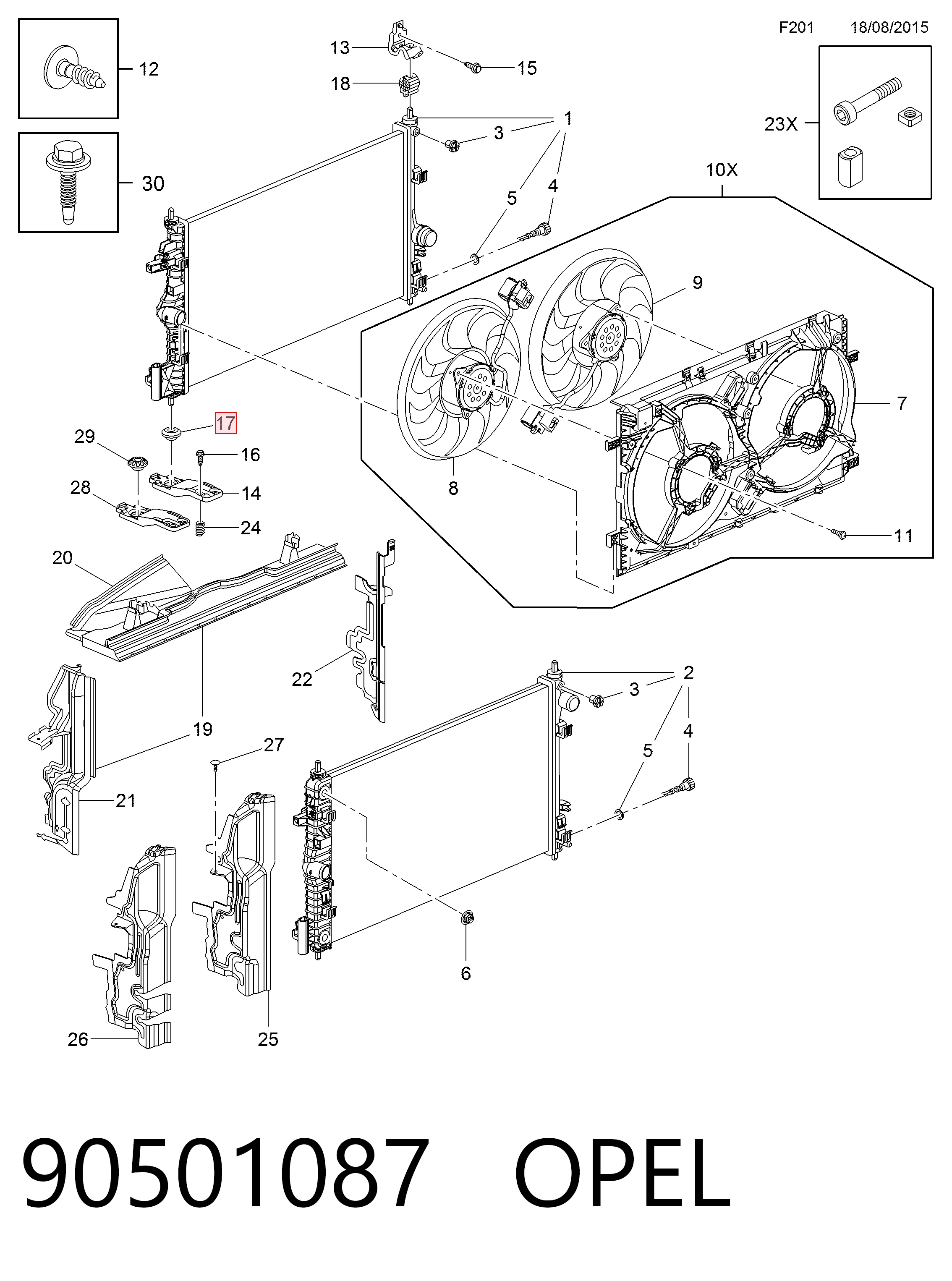90501087 Opel