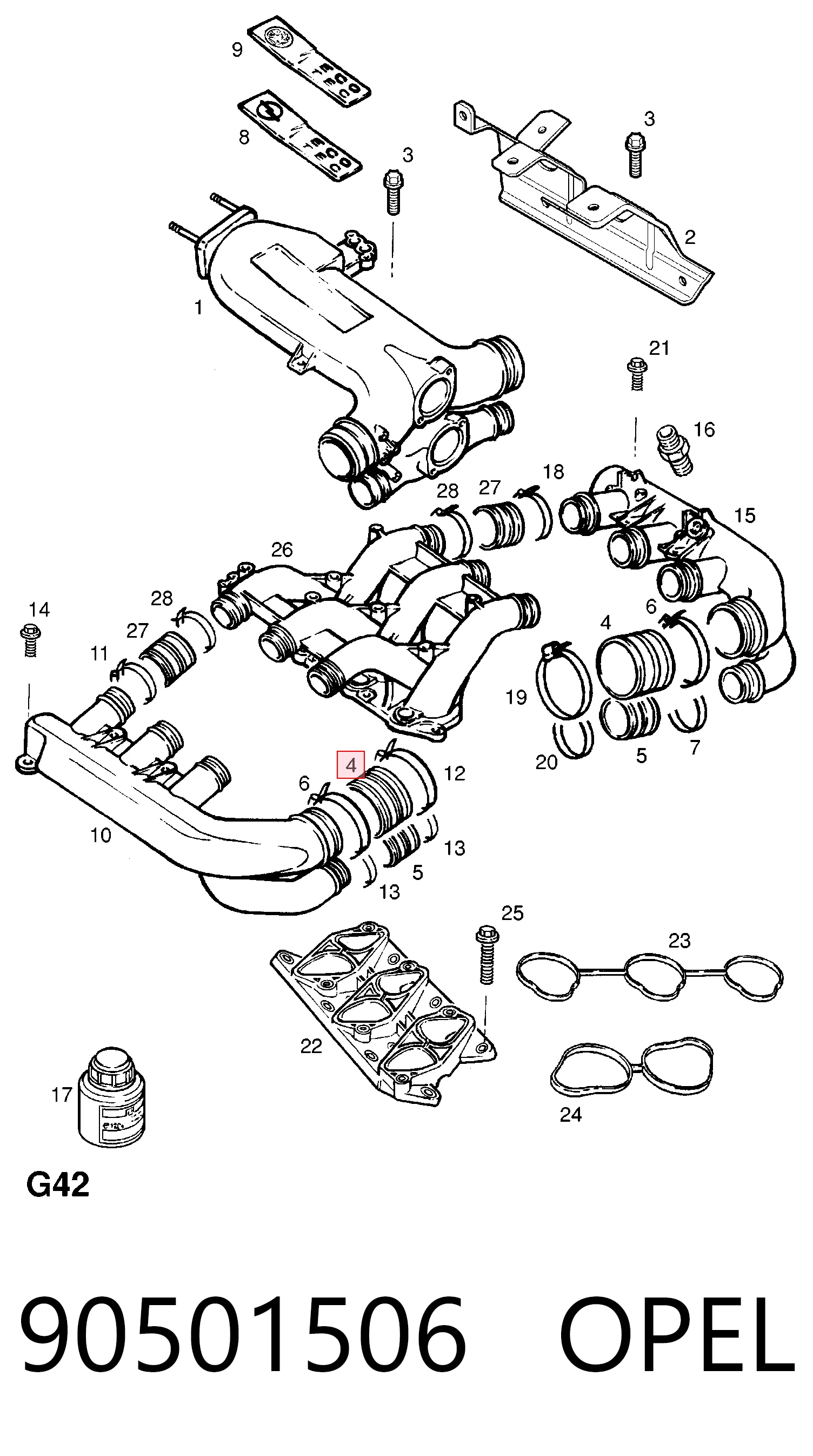 90501506 Opel