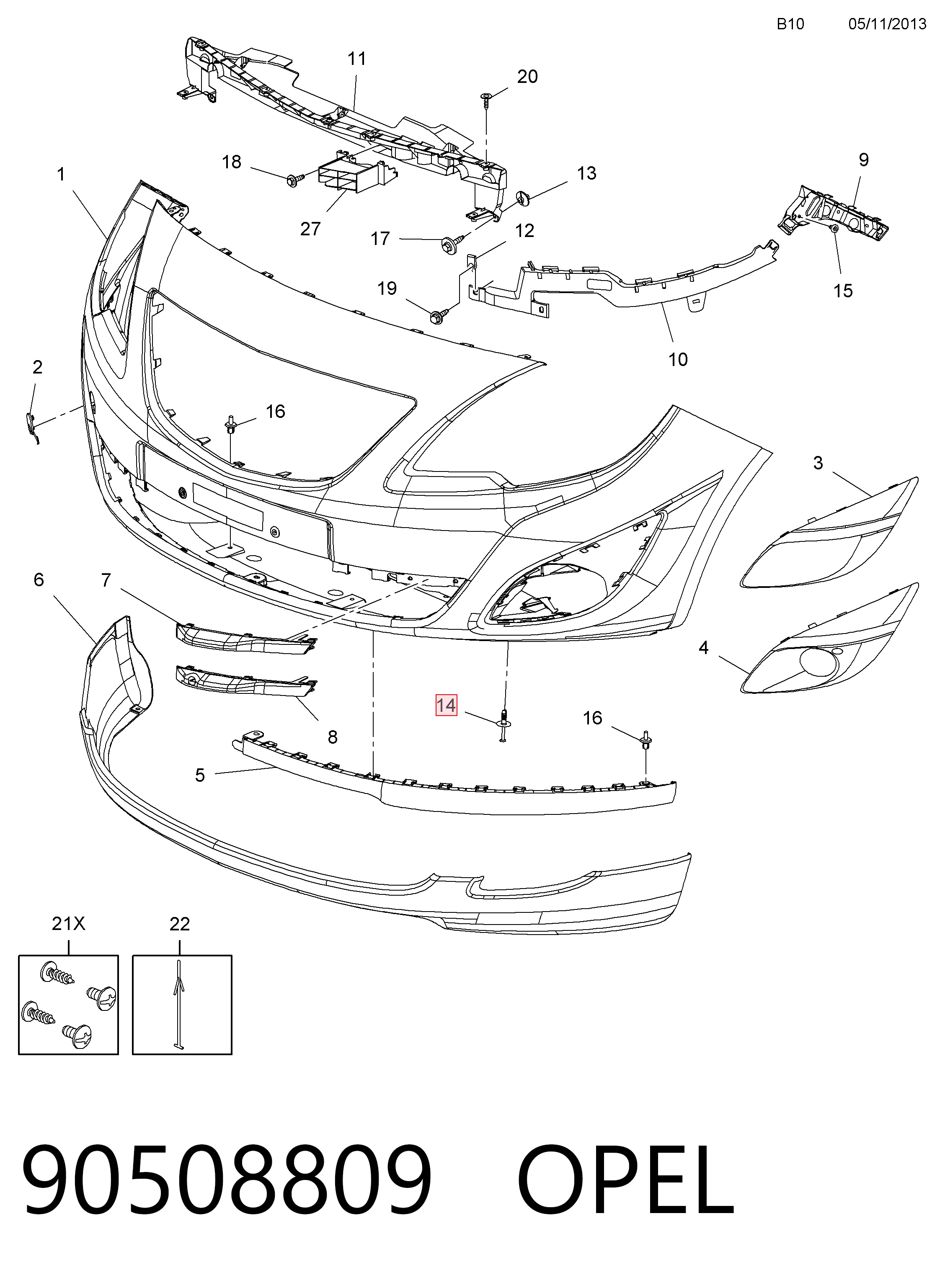 90508809 Opel