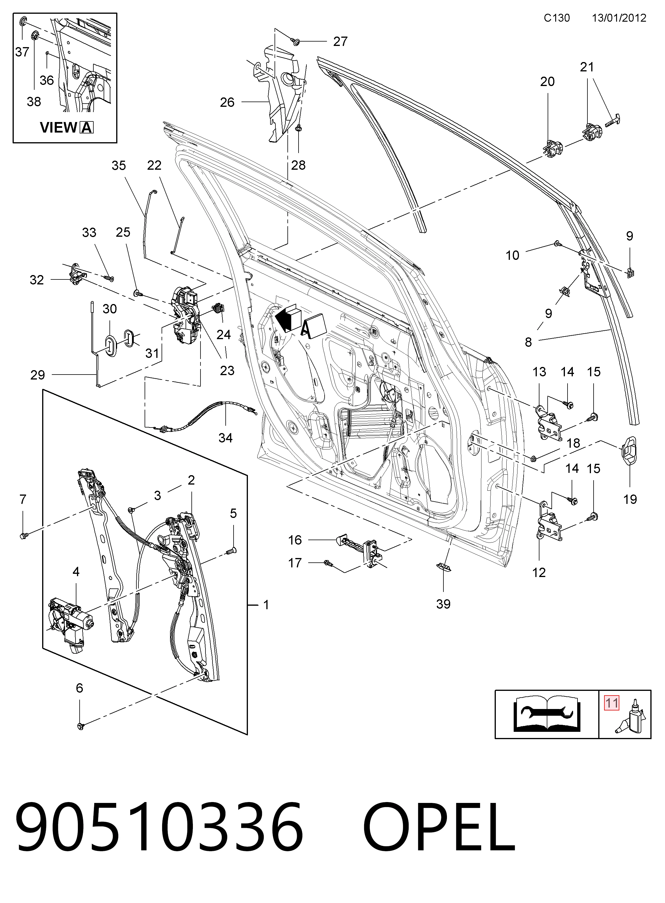 90510336 Opel