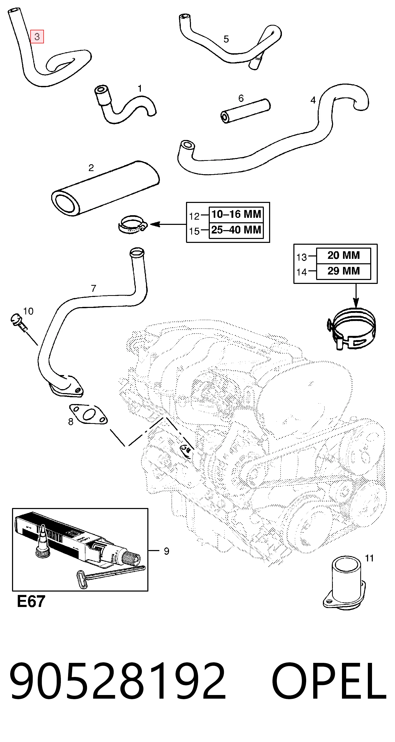 Decantador de aceite Opel Corsa  (1993-2009)