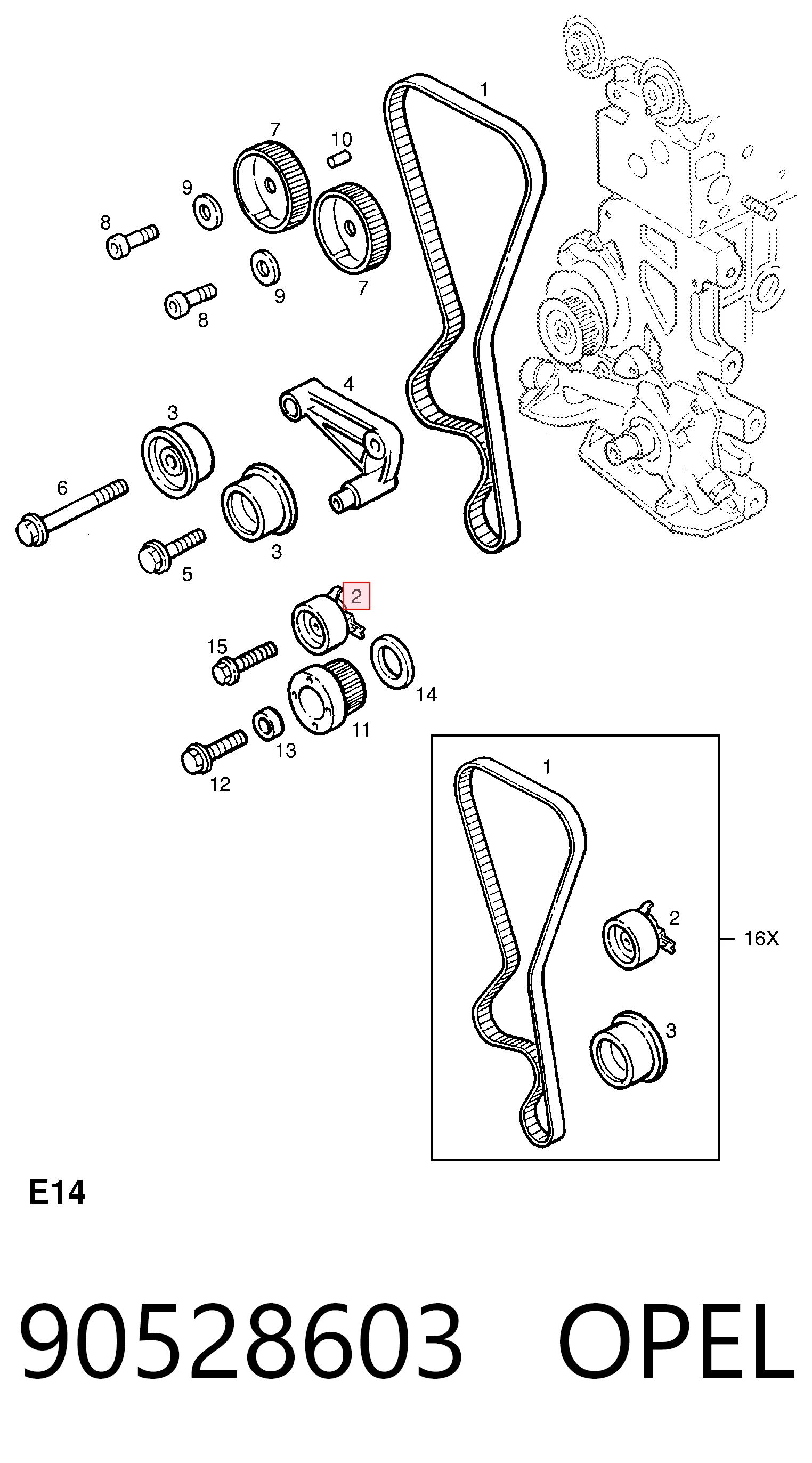 90528603 Opel