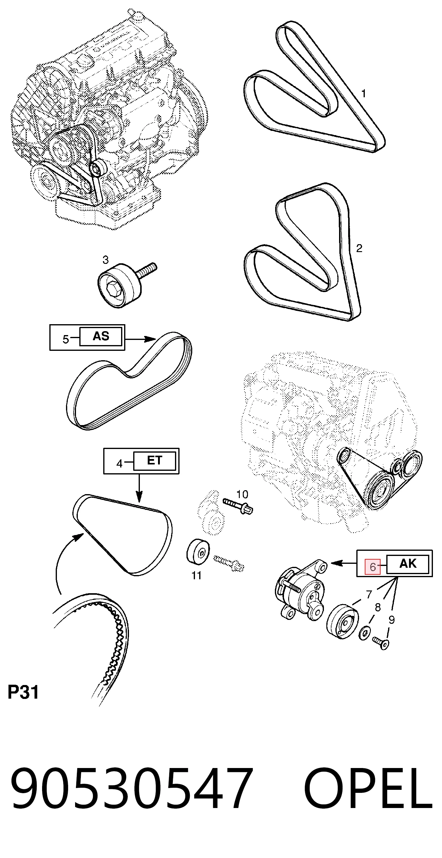 90530547 Opel