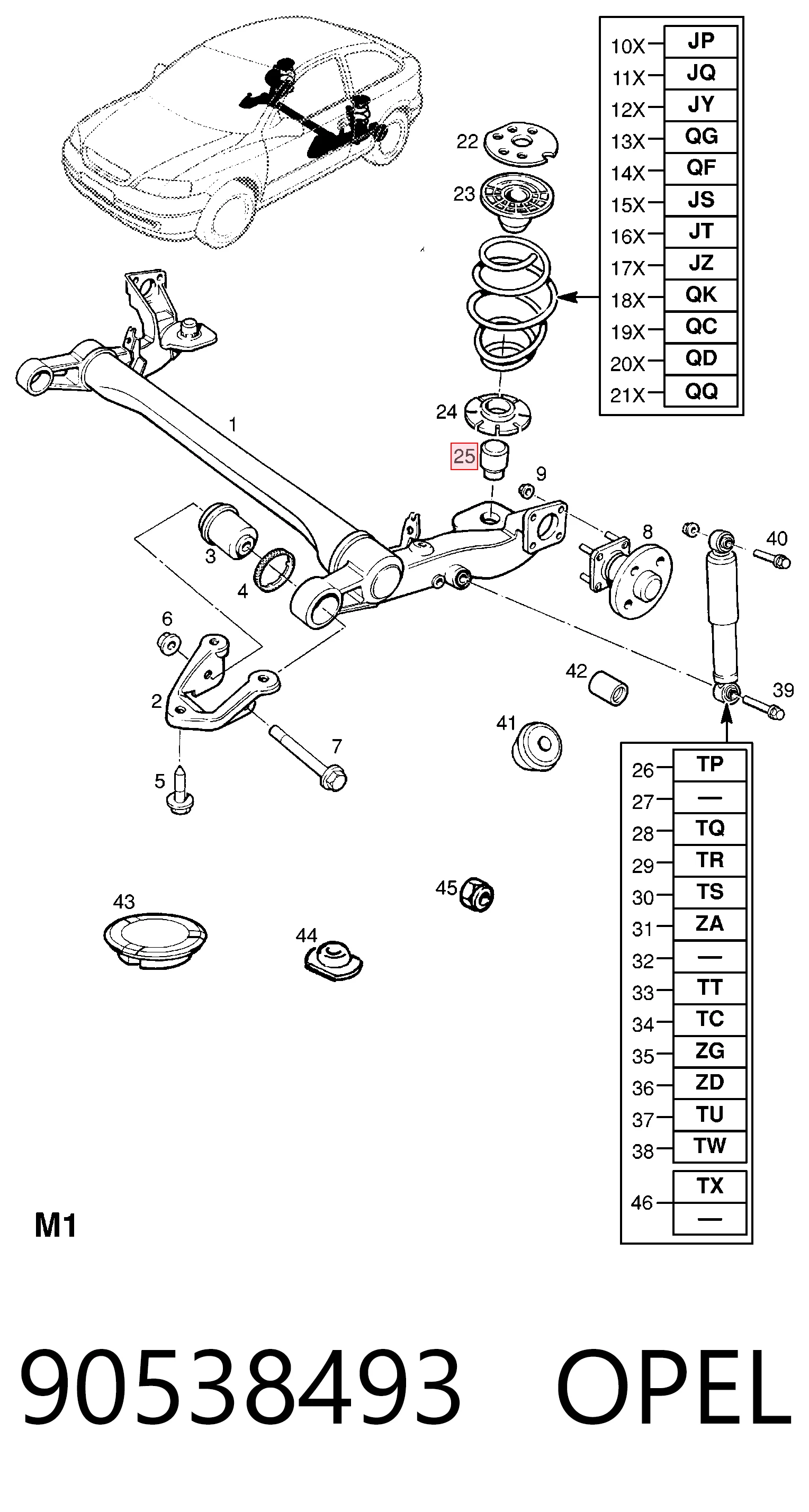 90538493 Opel