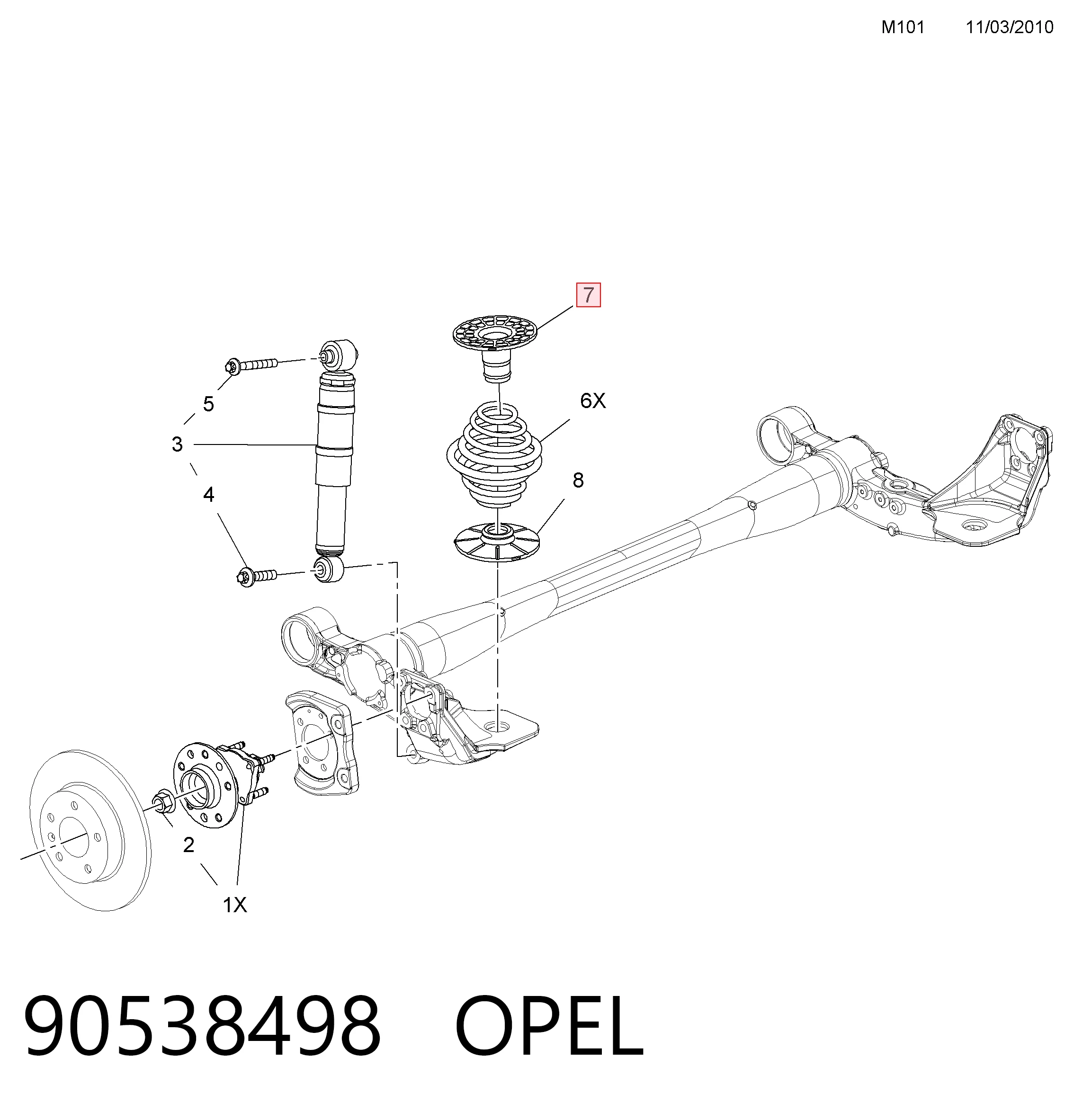 90538498 Opel