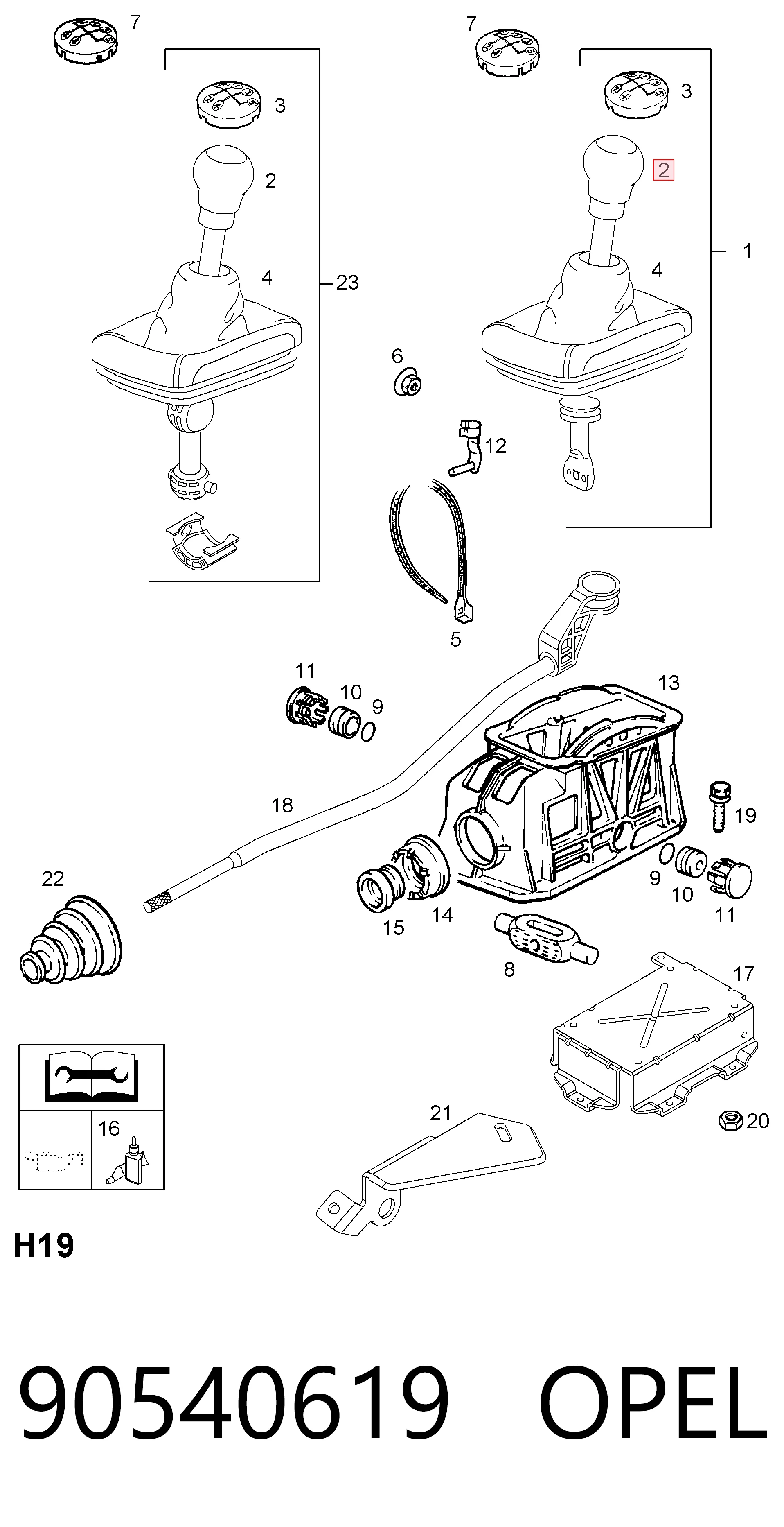 90540619 Opel