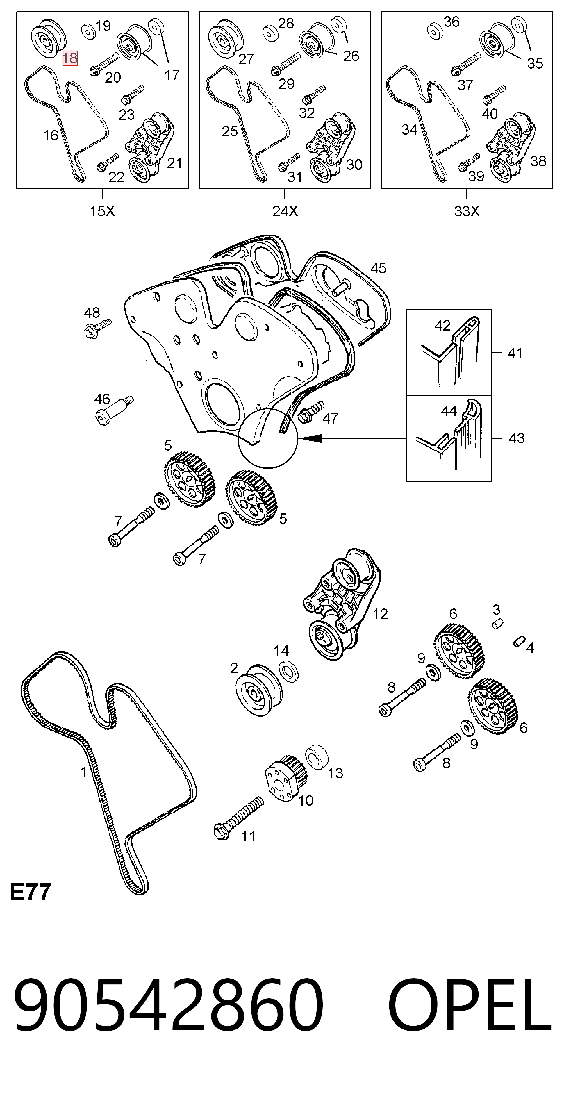 90542860 Opel