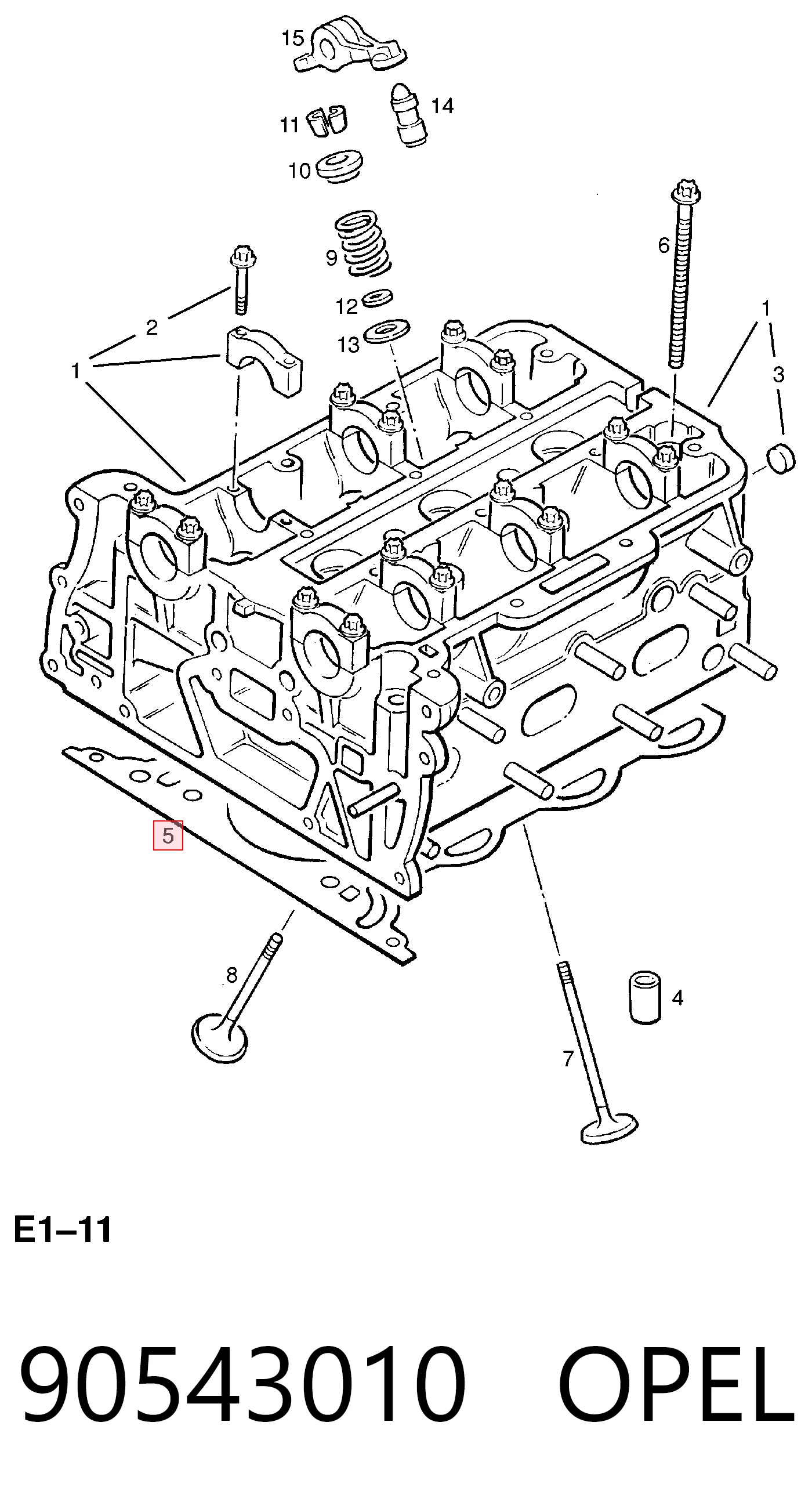 90543010 Opel