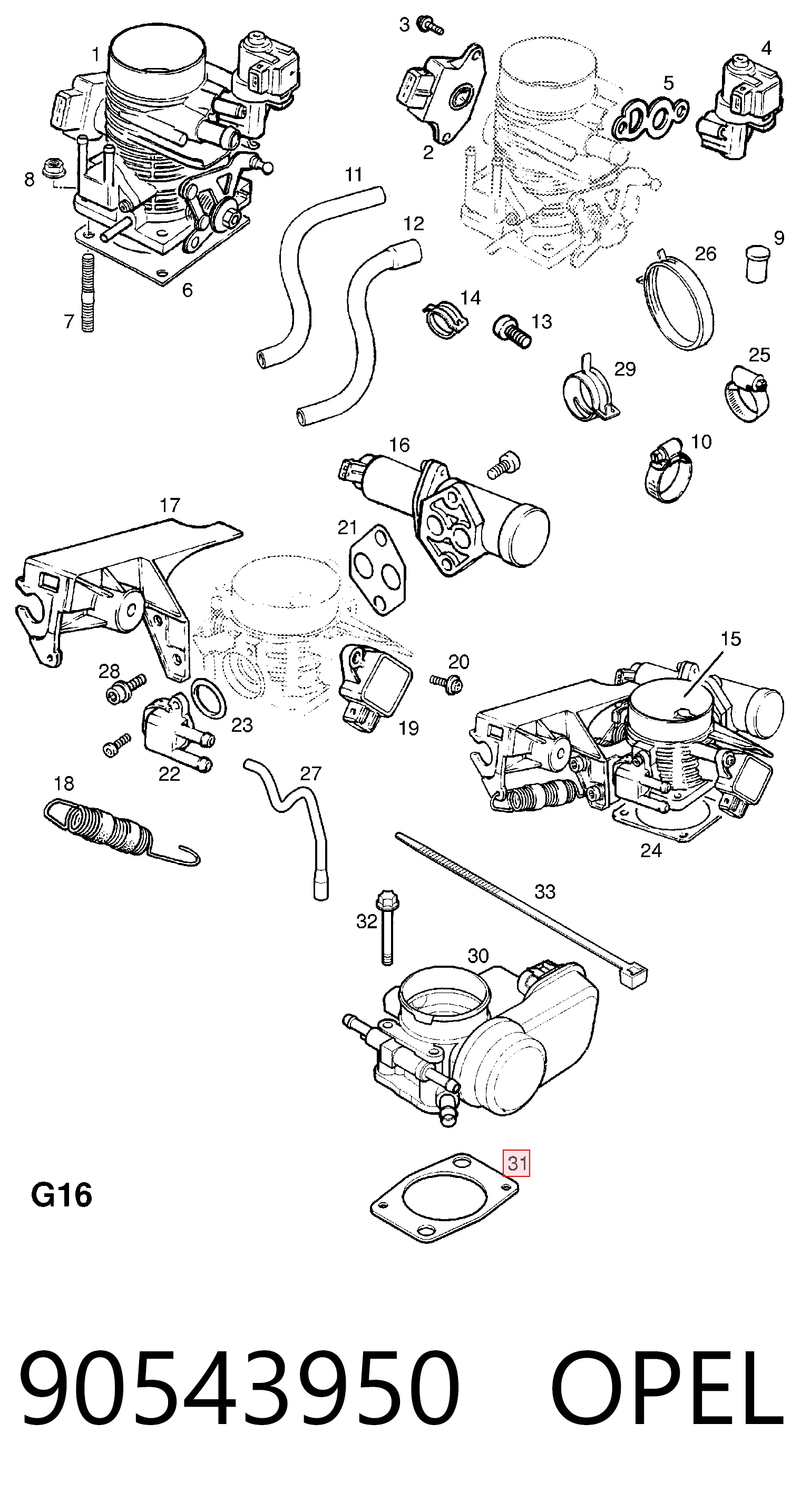 90543950 Opel
