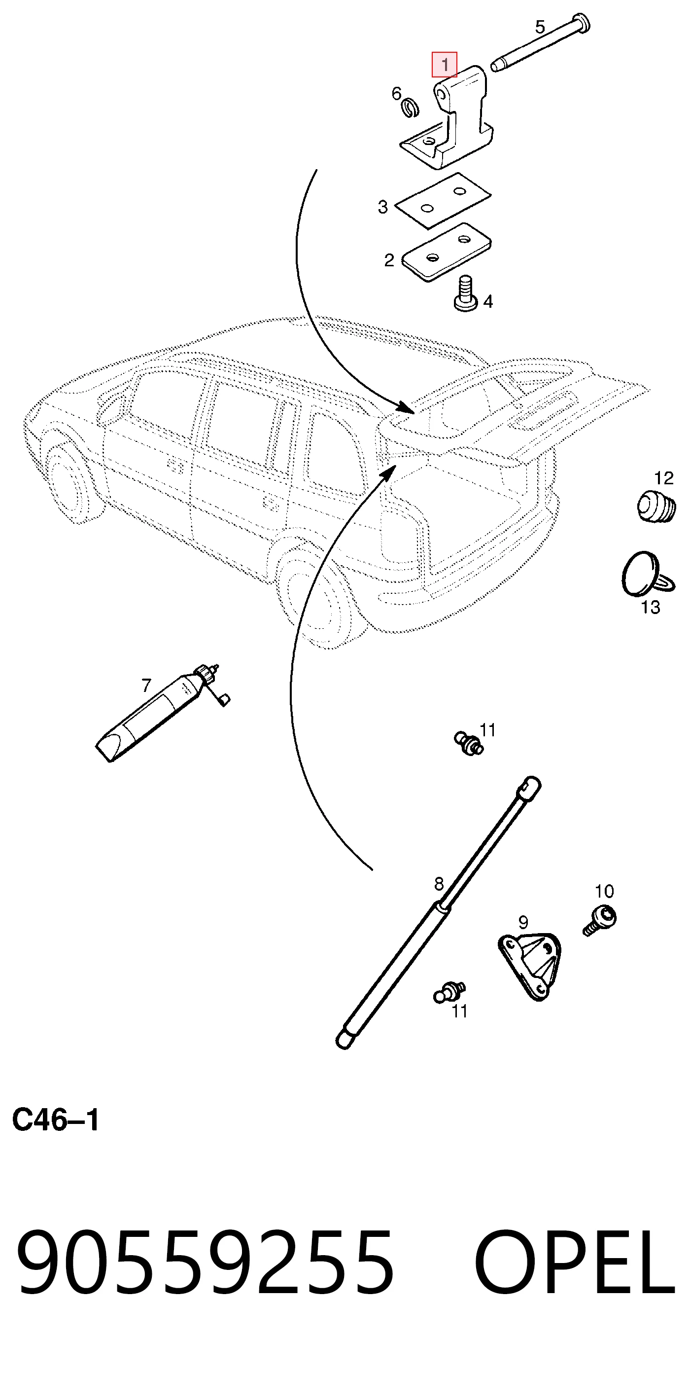90559255 Opel