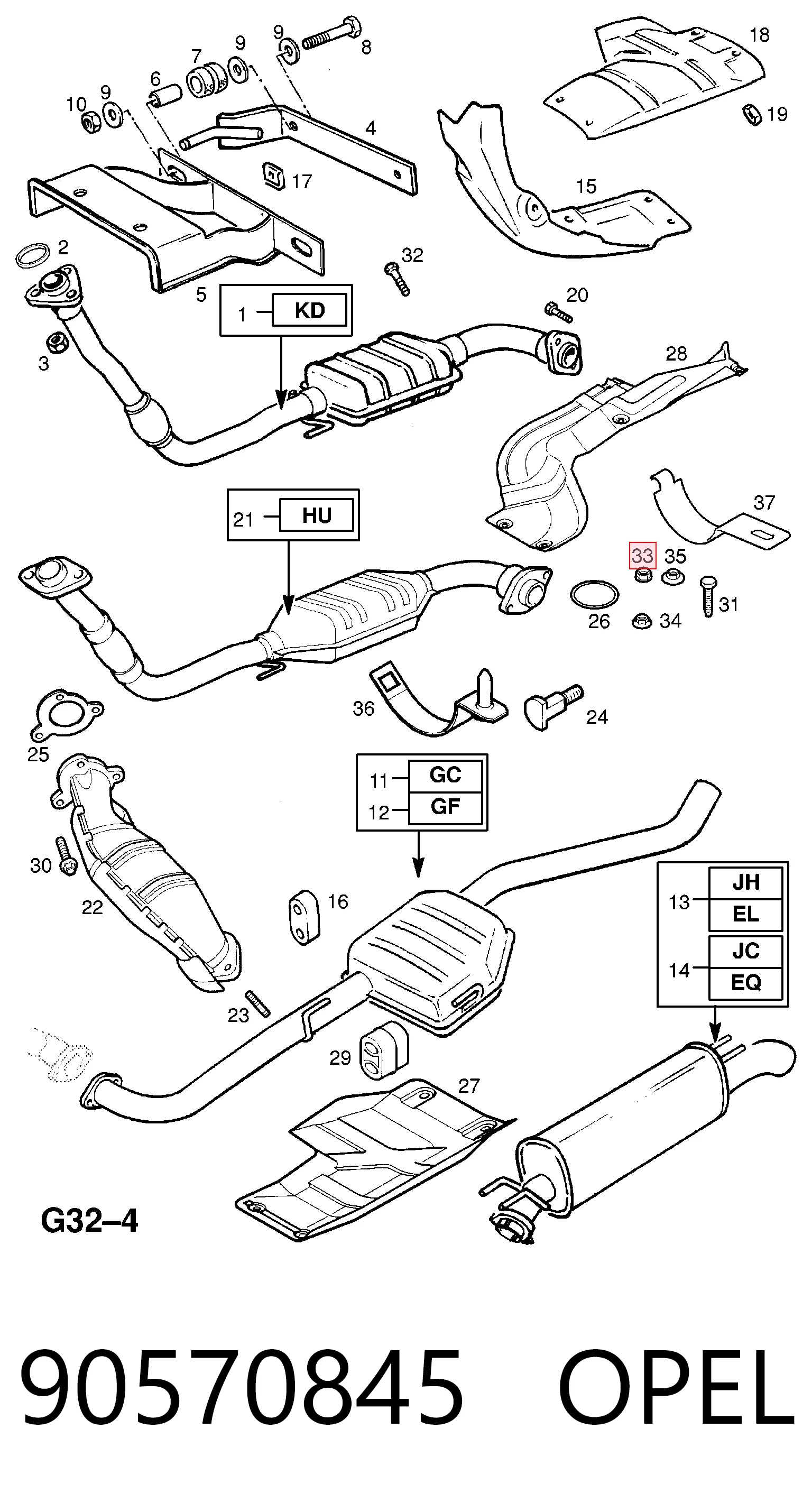90570845 Opel