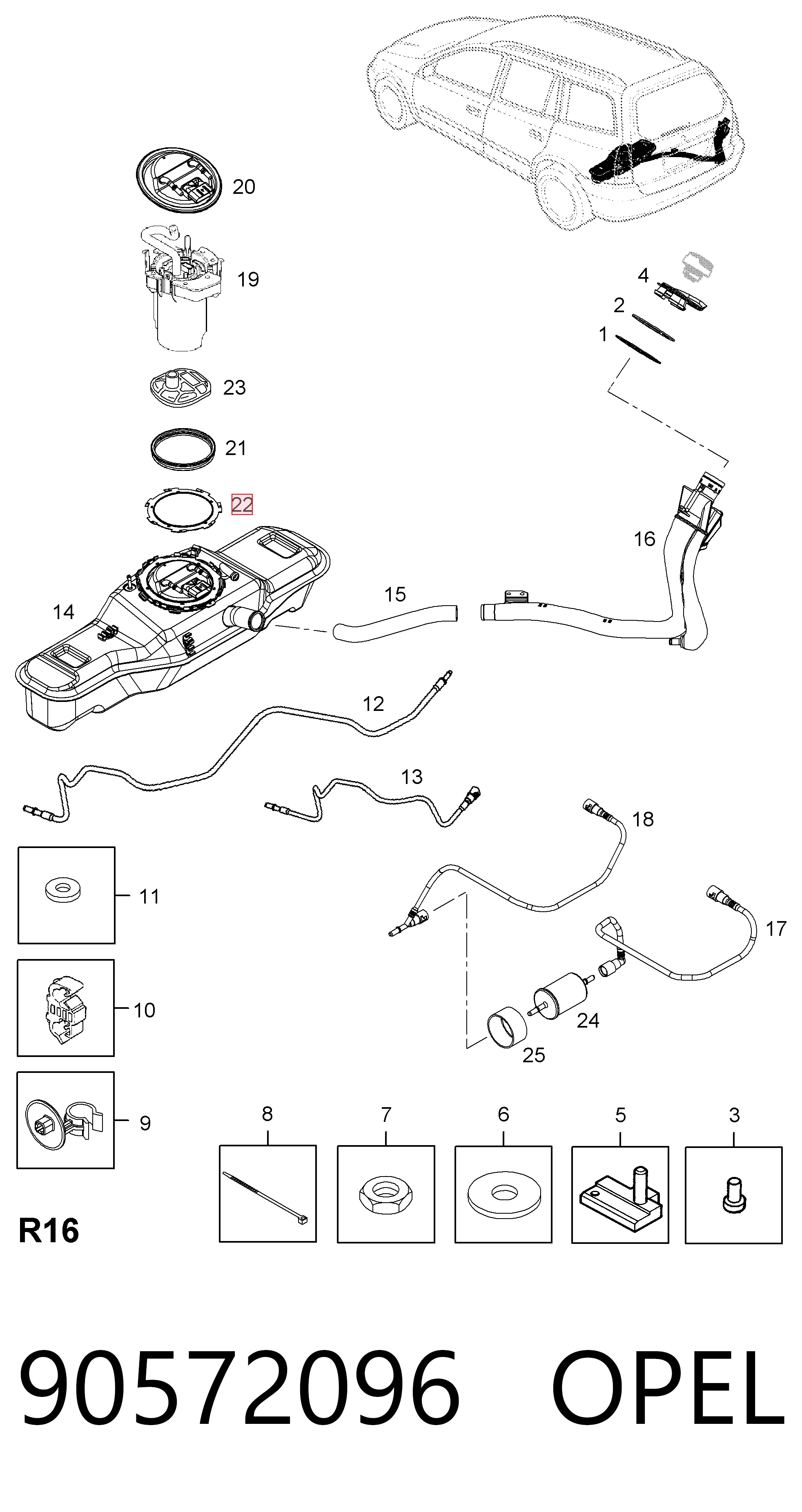 90572096 Opel