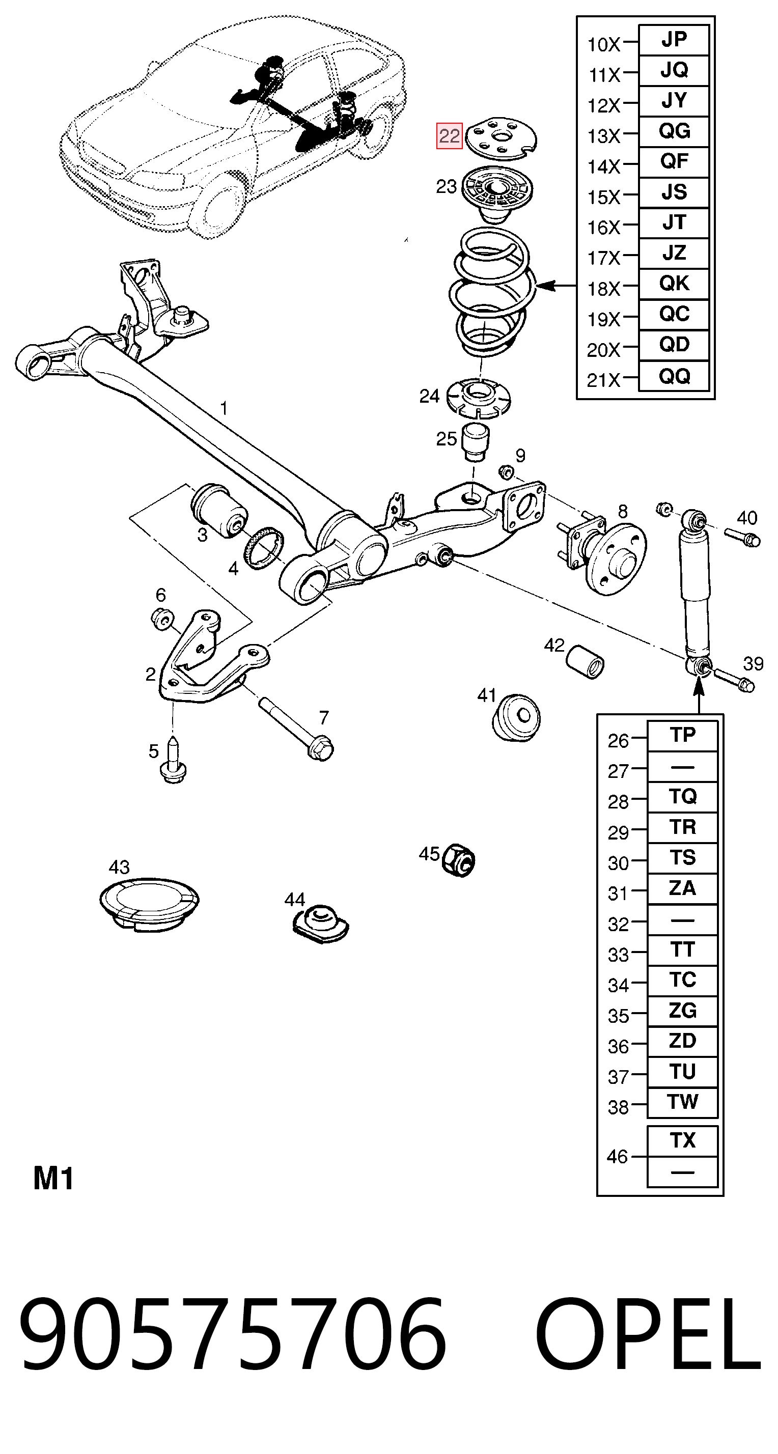 90575706 Opel
