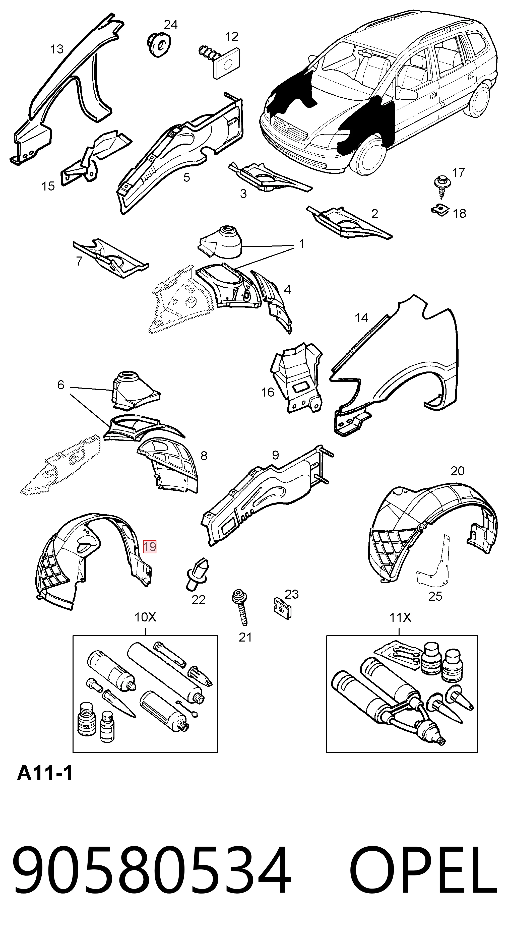 90580534 Opel