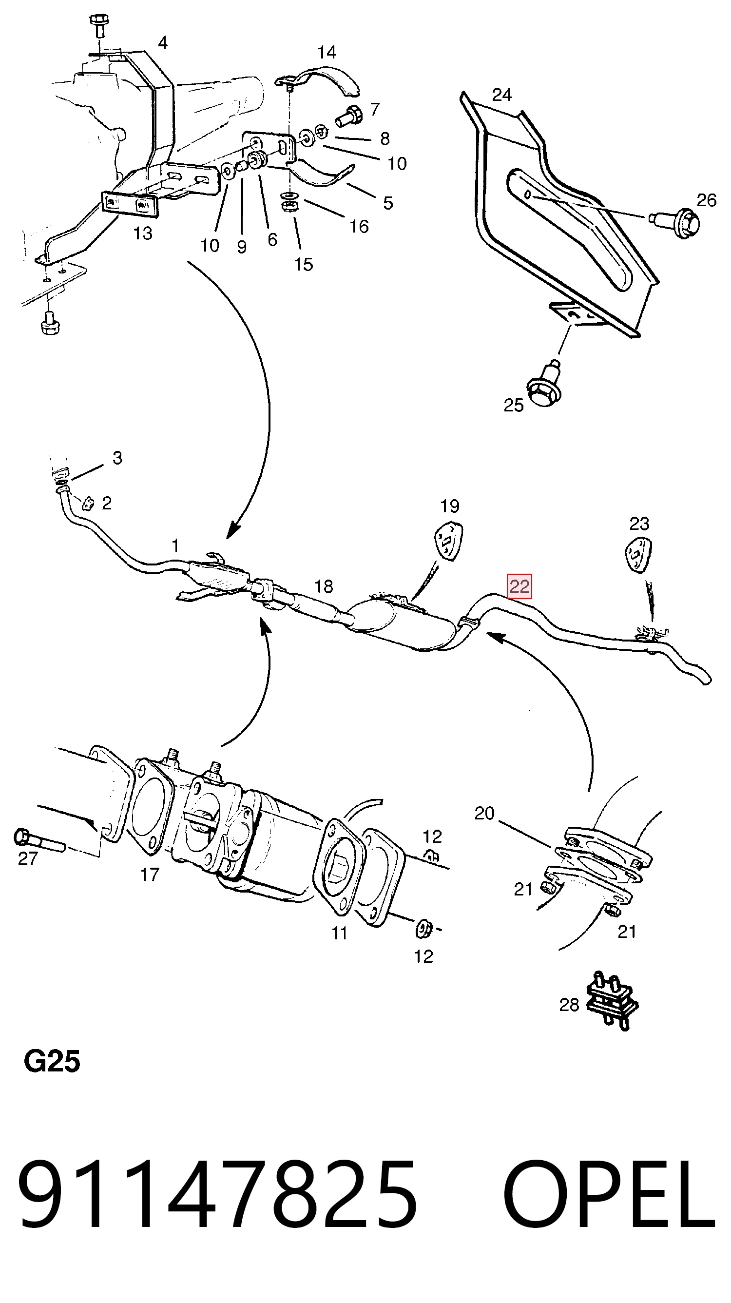 Comprar Silenciador trasero Opel Frontera  5MWL4 a bajo precio